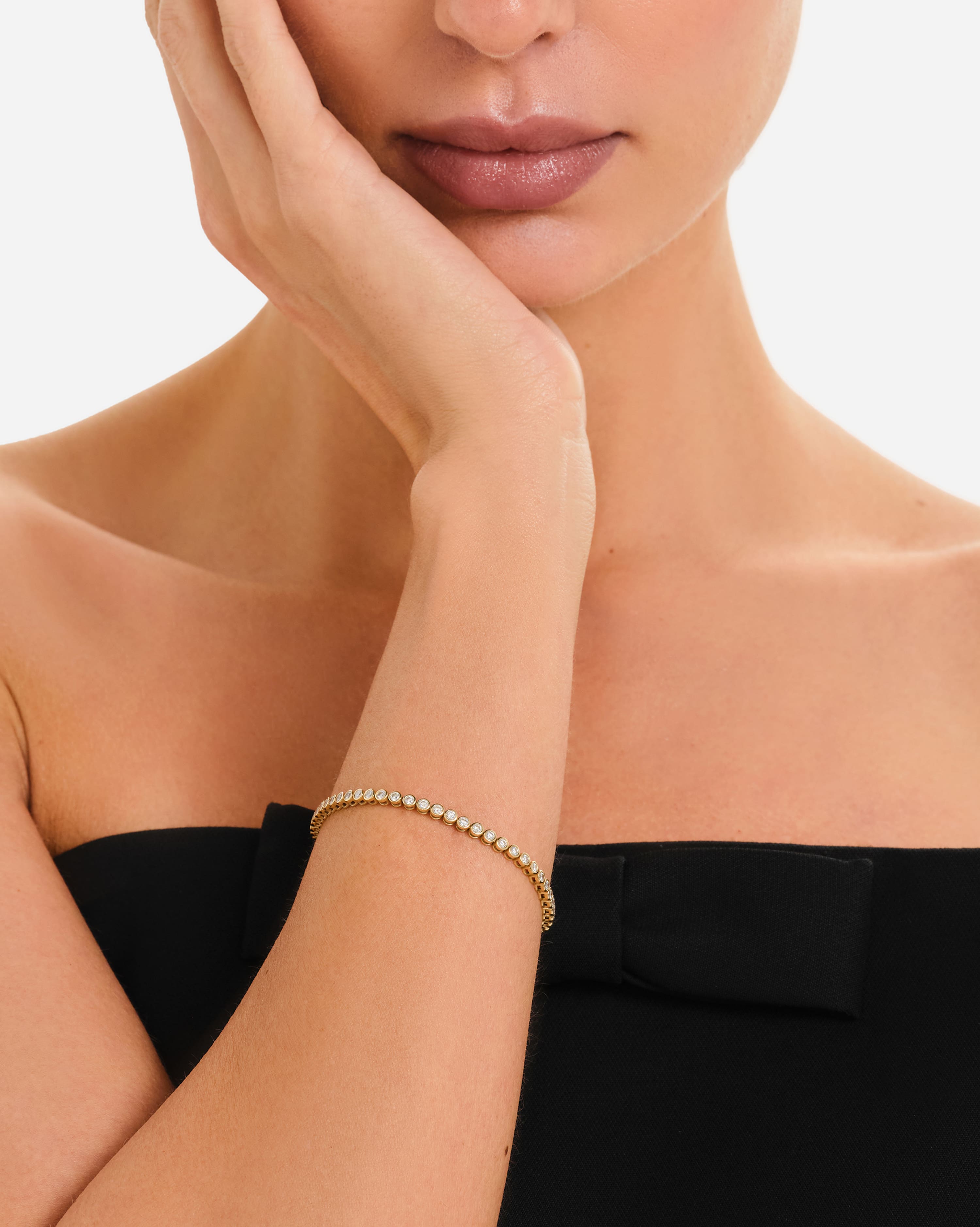 Lab-Grown Diamond Tennis Bracelet