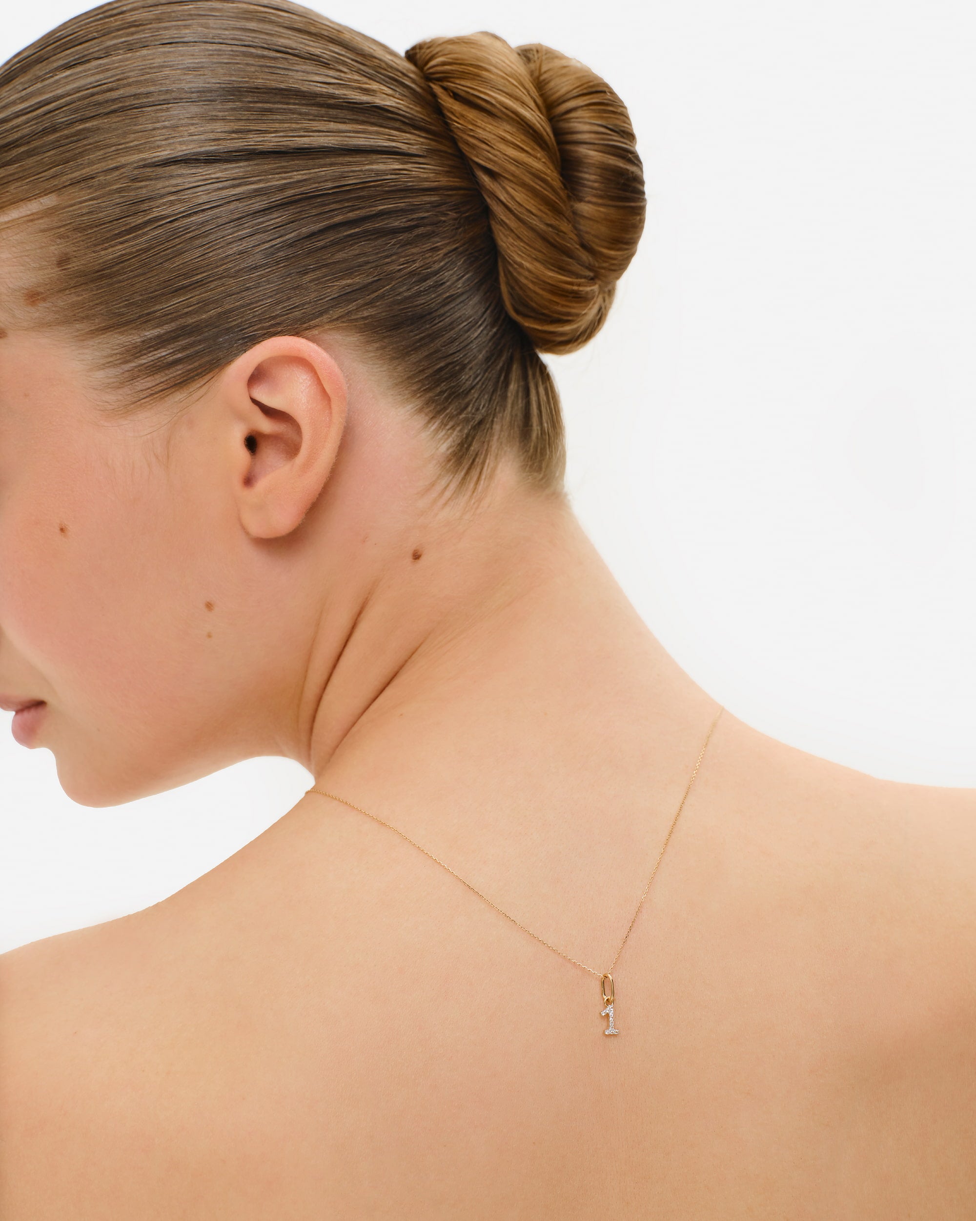 Lab-Grown Diamond Number Charm