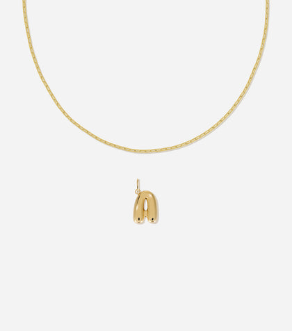 Bubble Letter Large Charm Set