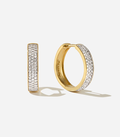 Lourdes Medium Hoops