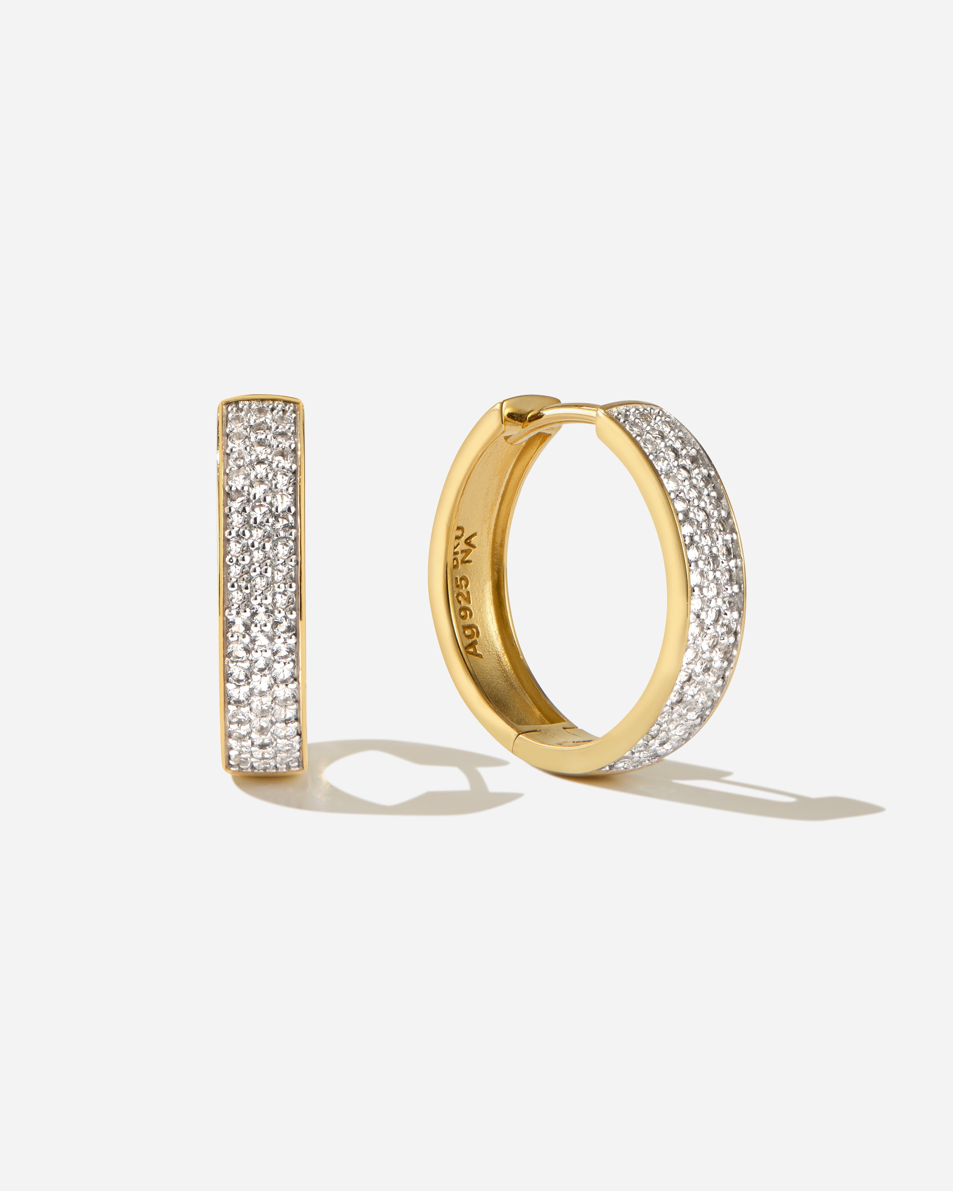 Lourdes Medium Hoops