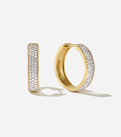 Lourdes Medium Hoops