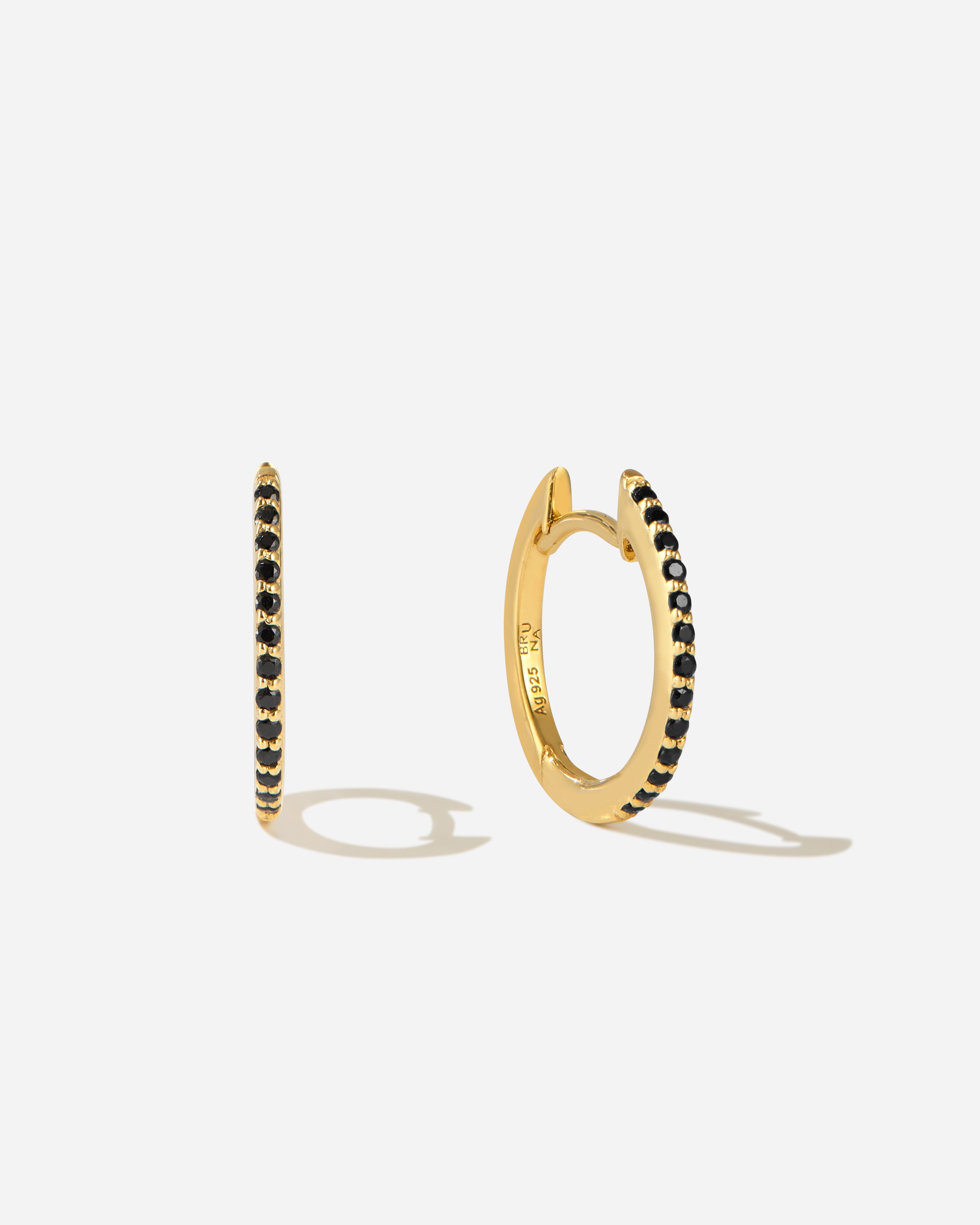 Lumière Onyx Small Hoops