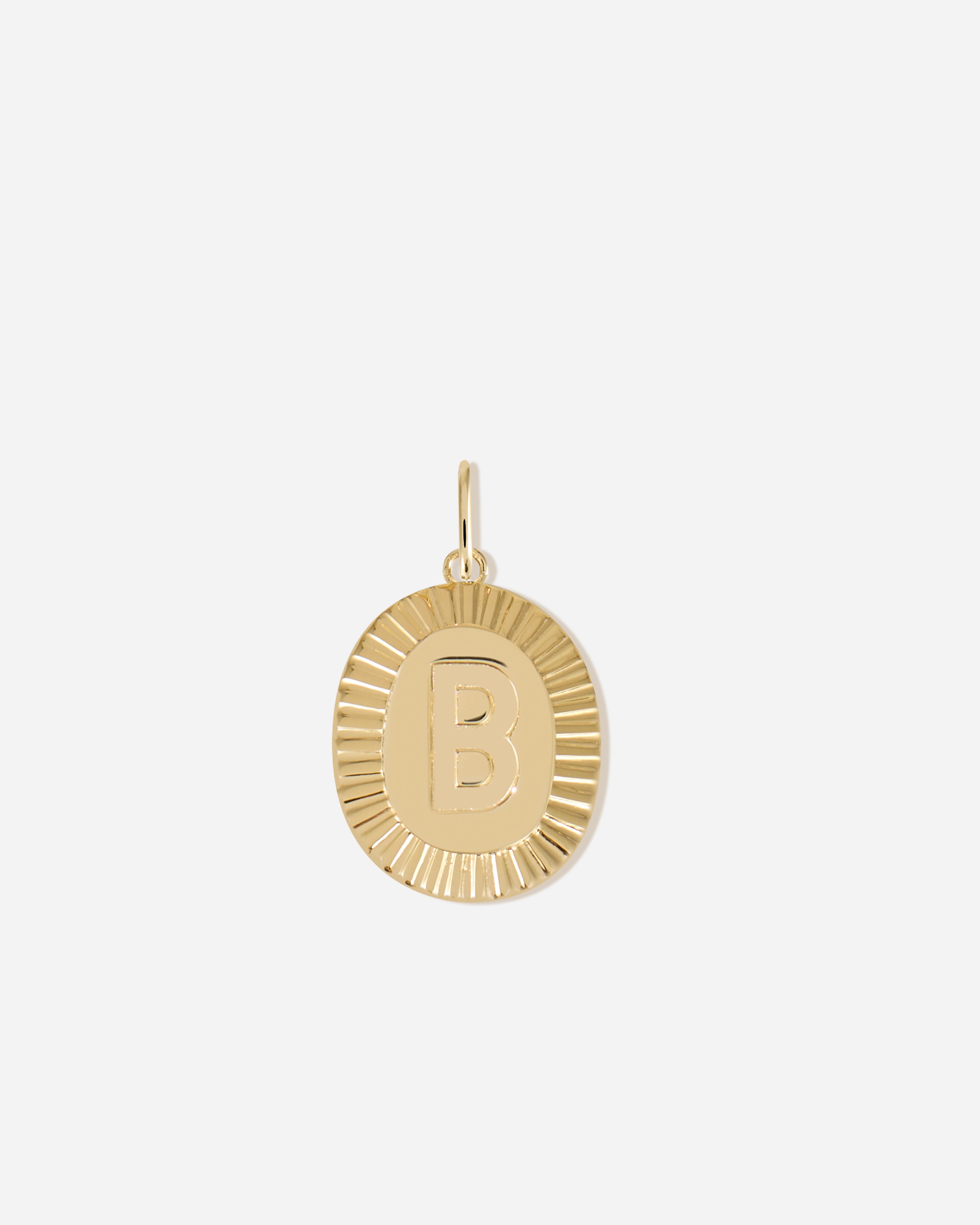 Coin Letter Charm