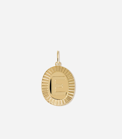Coin Letter Charm