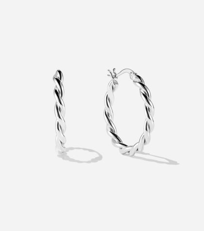 Tresses Large Hoops