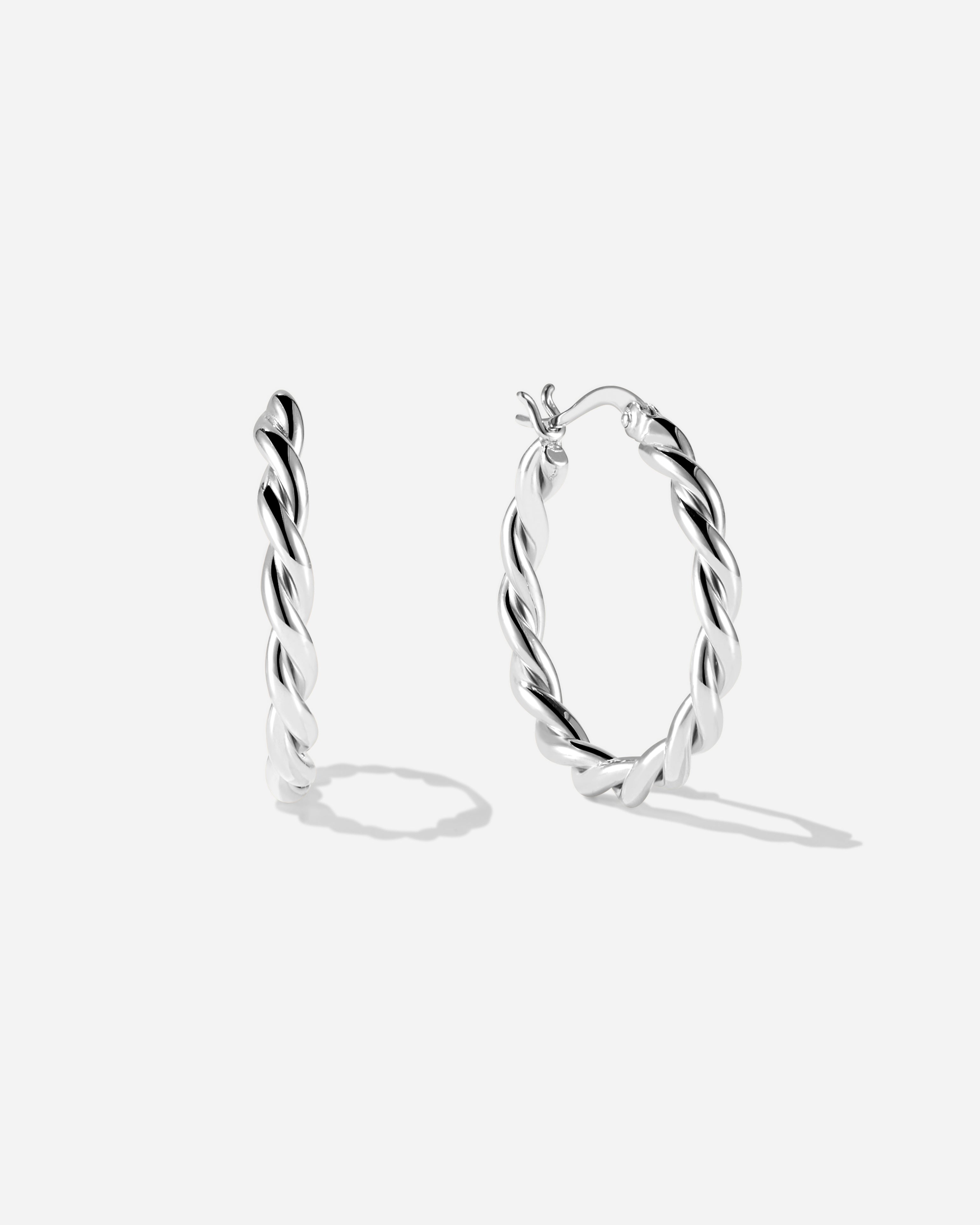 Tresses Large Hoops