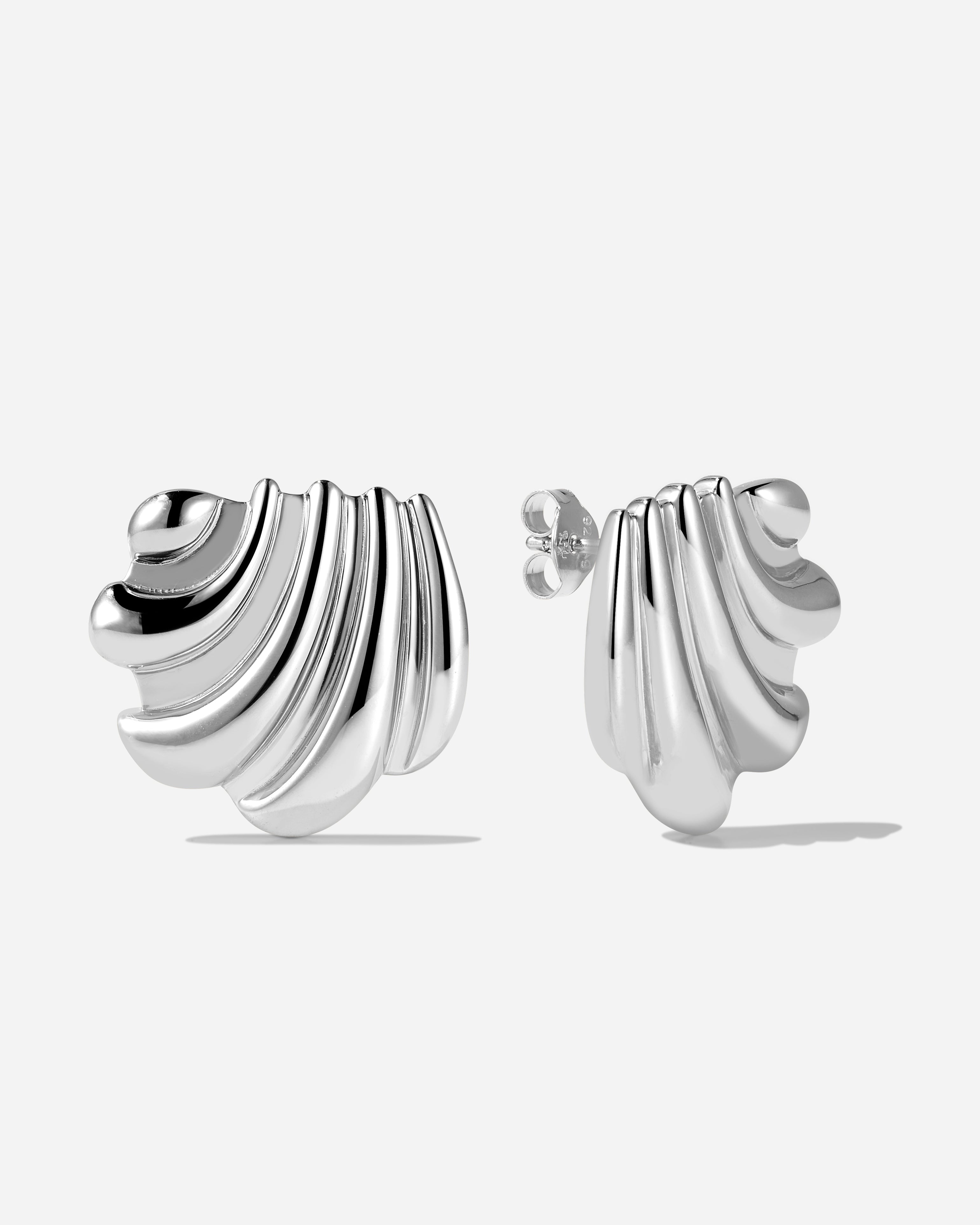 BRUNA The Label Calico Earrings Silver