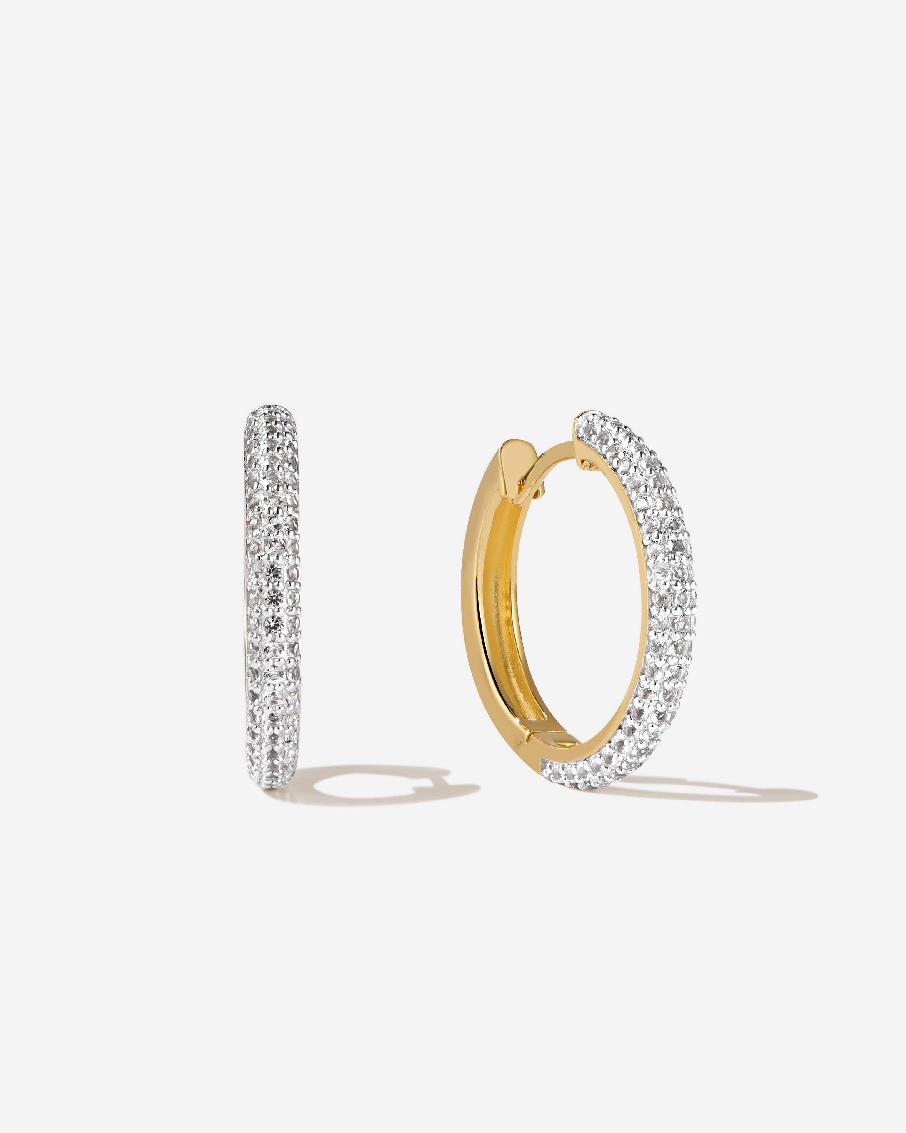 Aura Large Hoops
