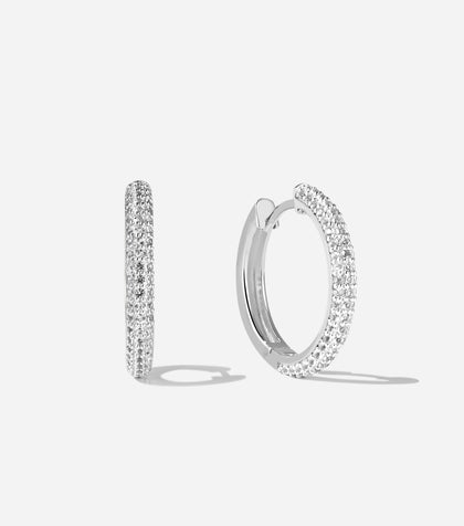 Aura Large Hoops