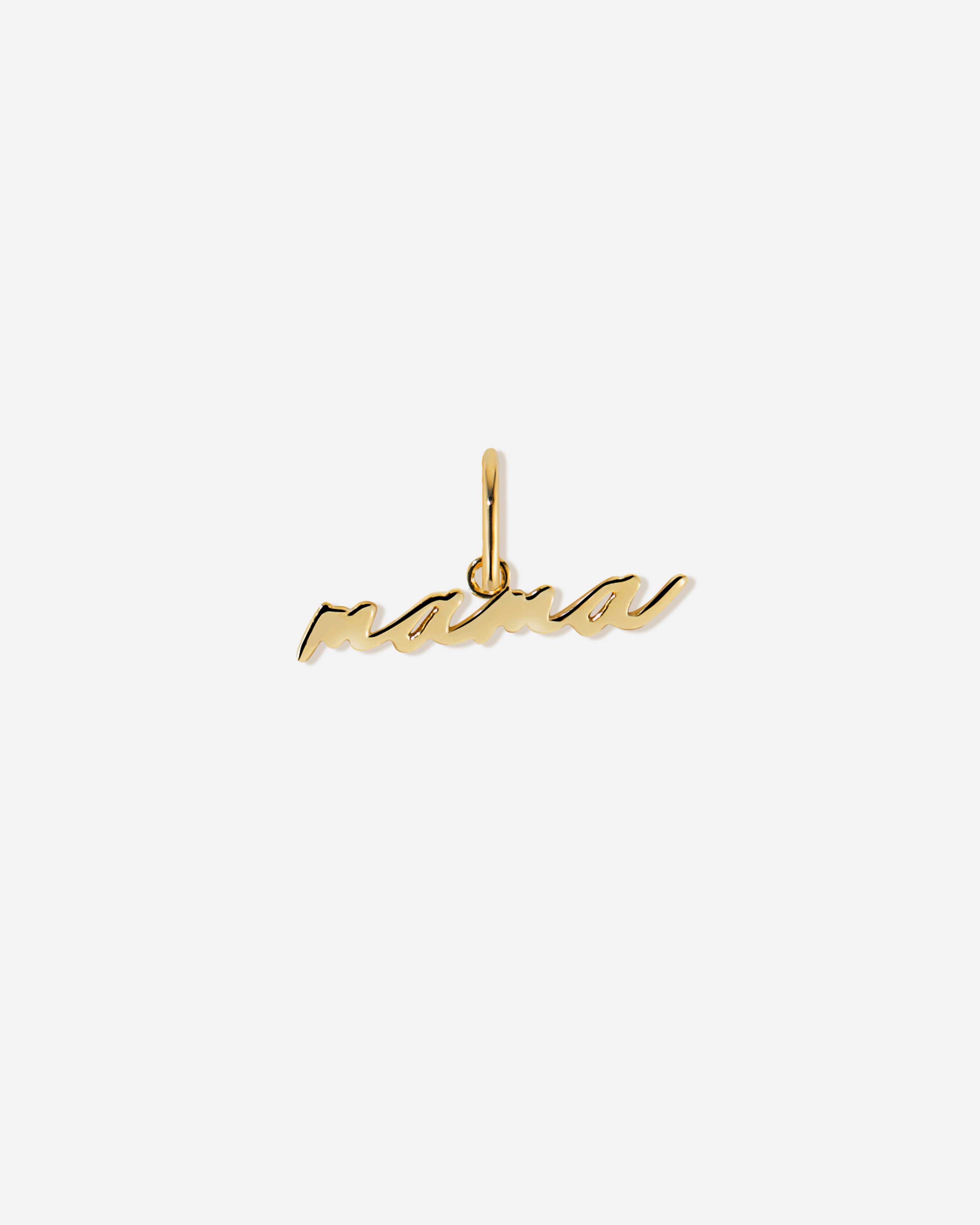Mama 14k Gold Charm