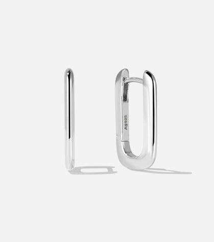 Vicenza Slim Large Hoops