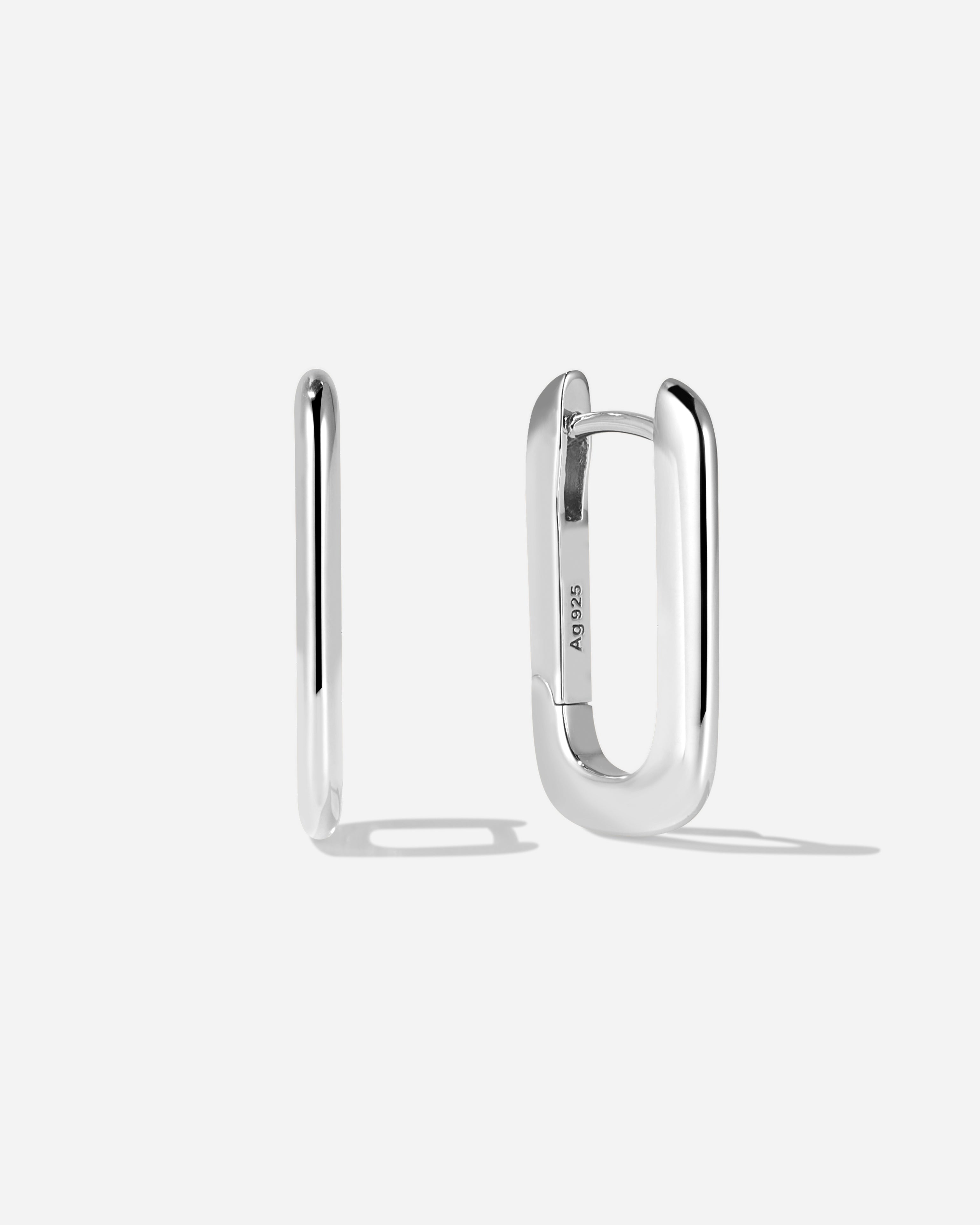 Vicenza Slim Large Hoops