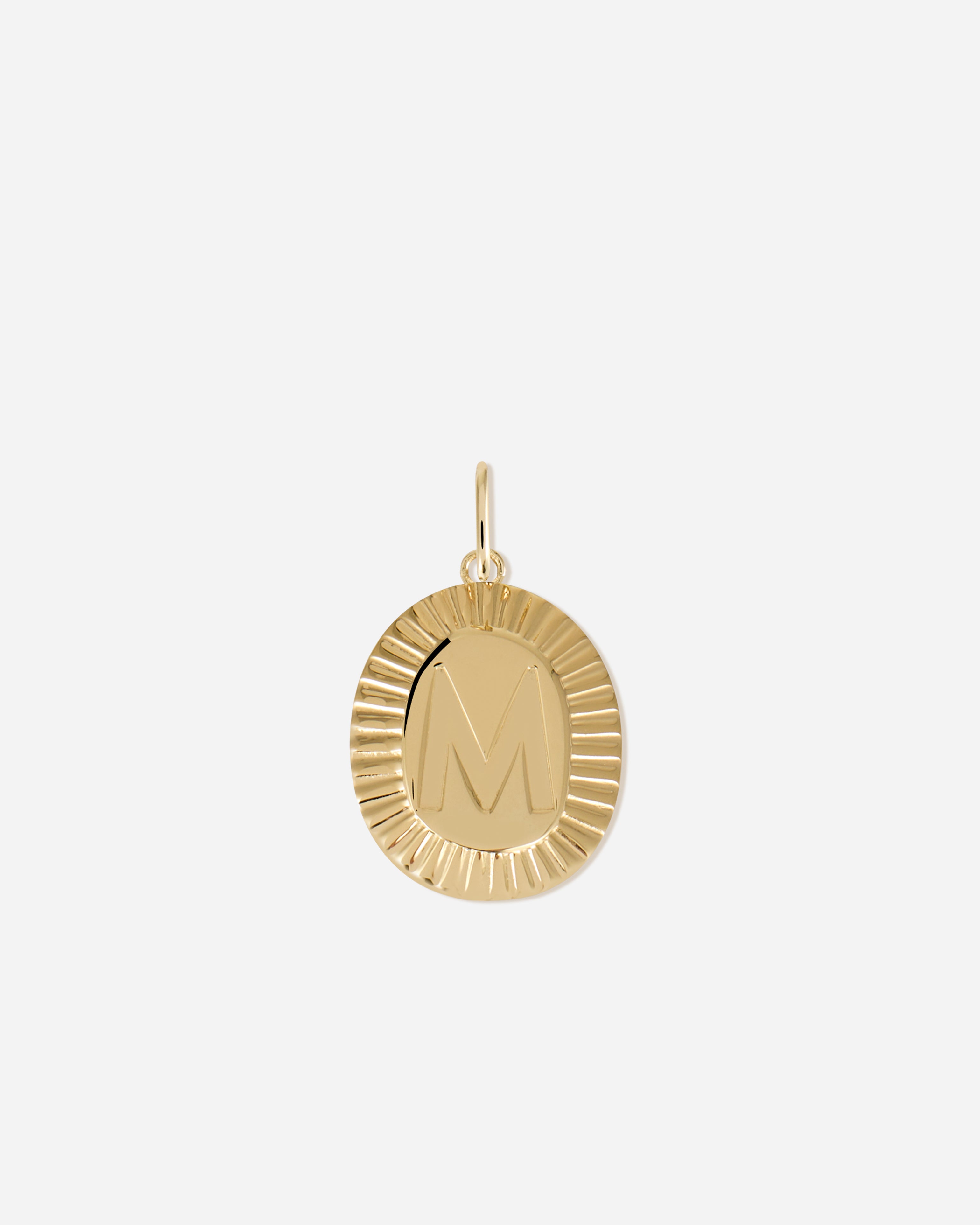 BRUNA The Label Charm M / 18k / Coin Letter Charm