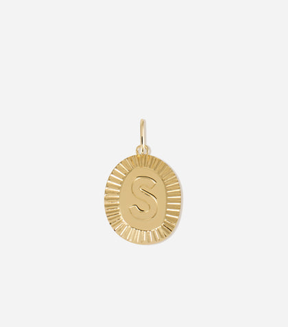 Coin Letter Charm