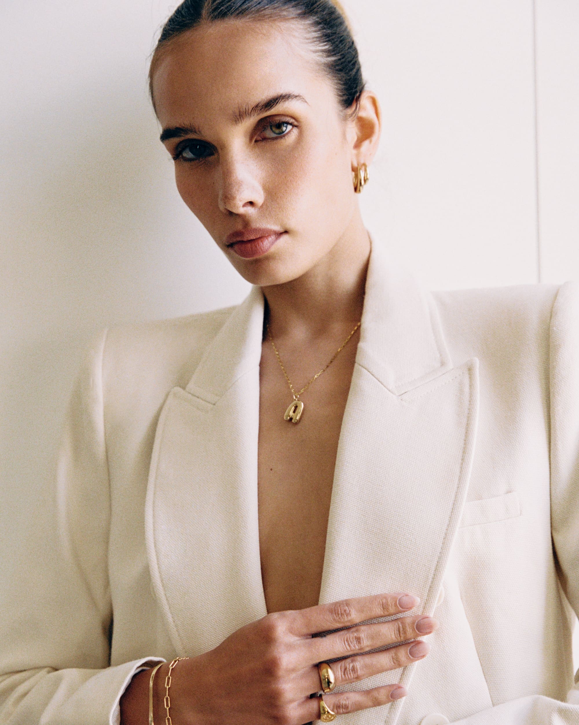 Bubble Letter Large Charm