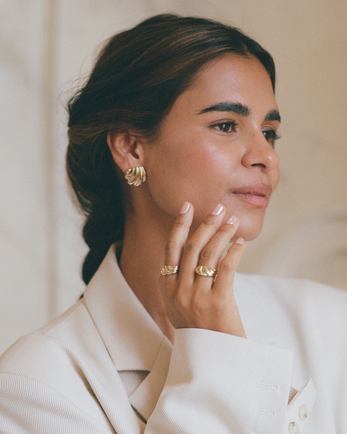 BRUNA The Label Calico Earrings