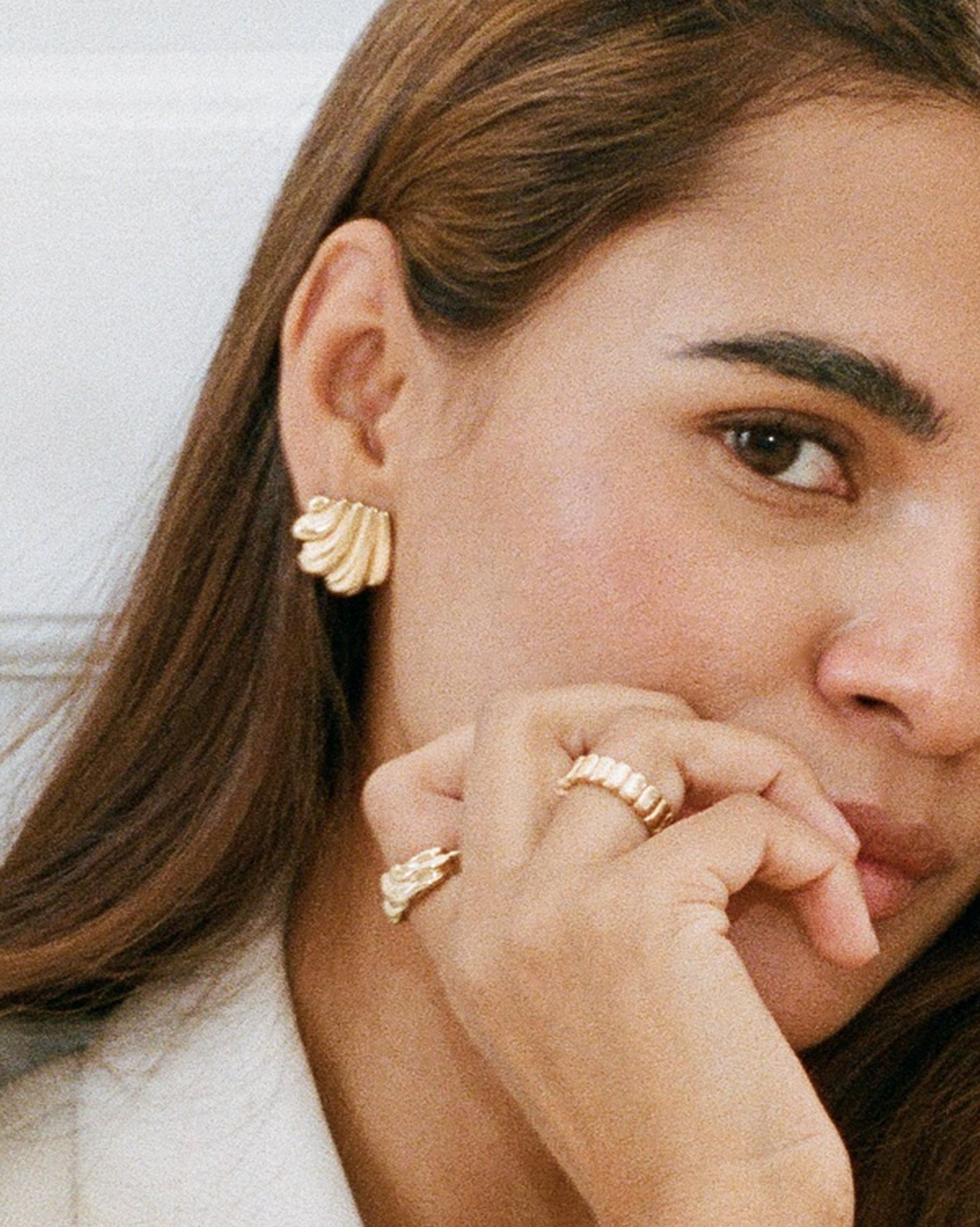 BRUNA The Label Calico Earrings