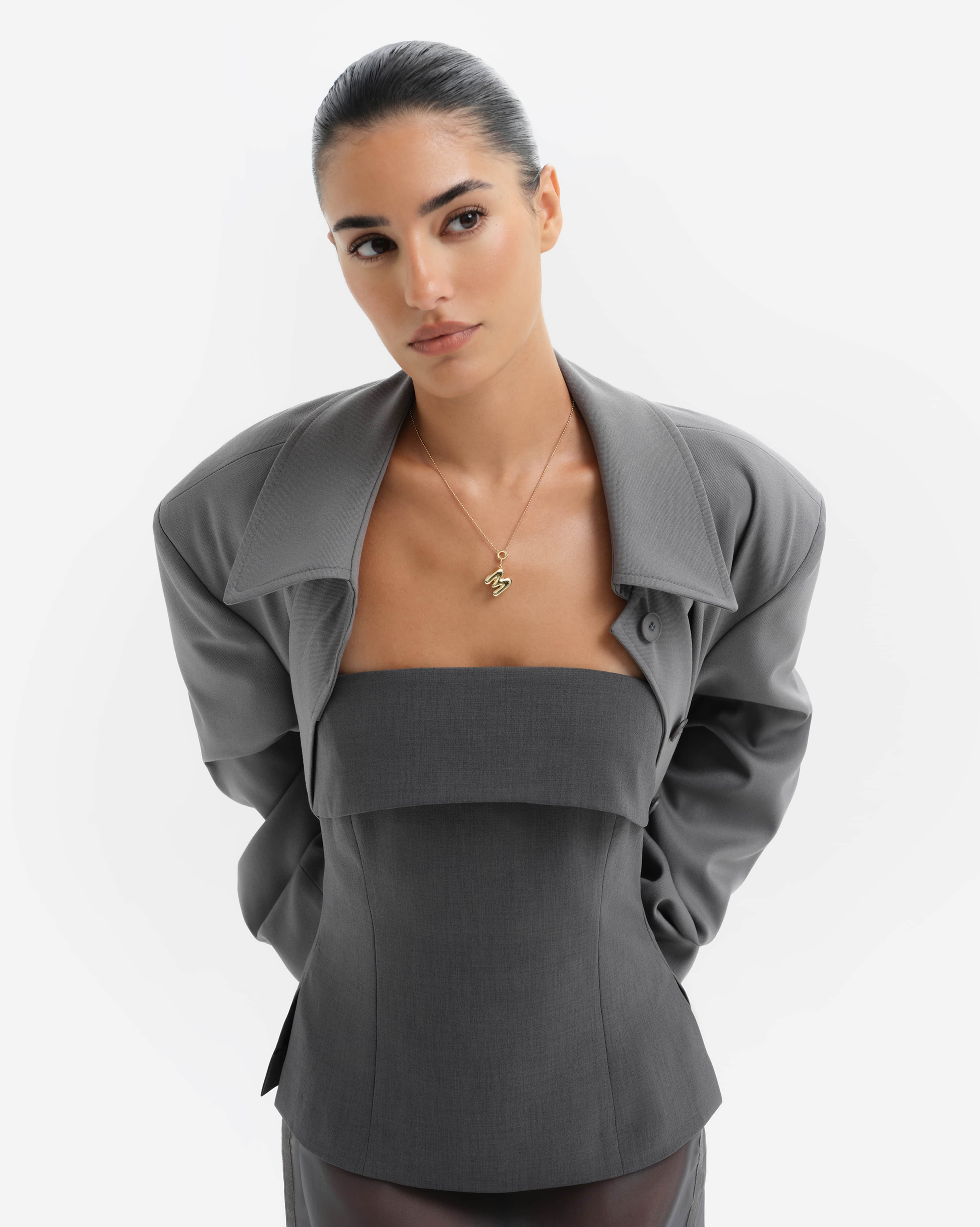 Delphi Charm Clasp Necklace