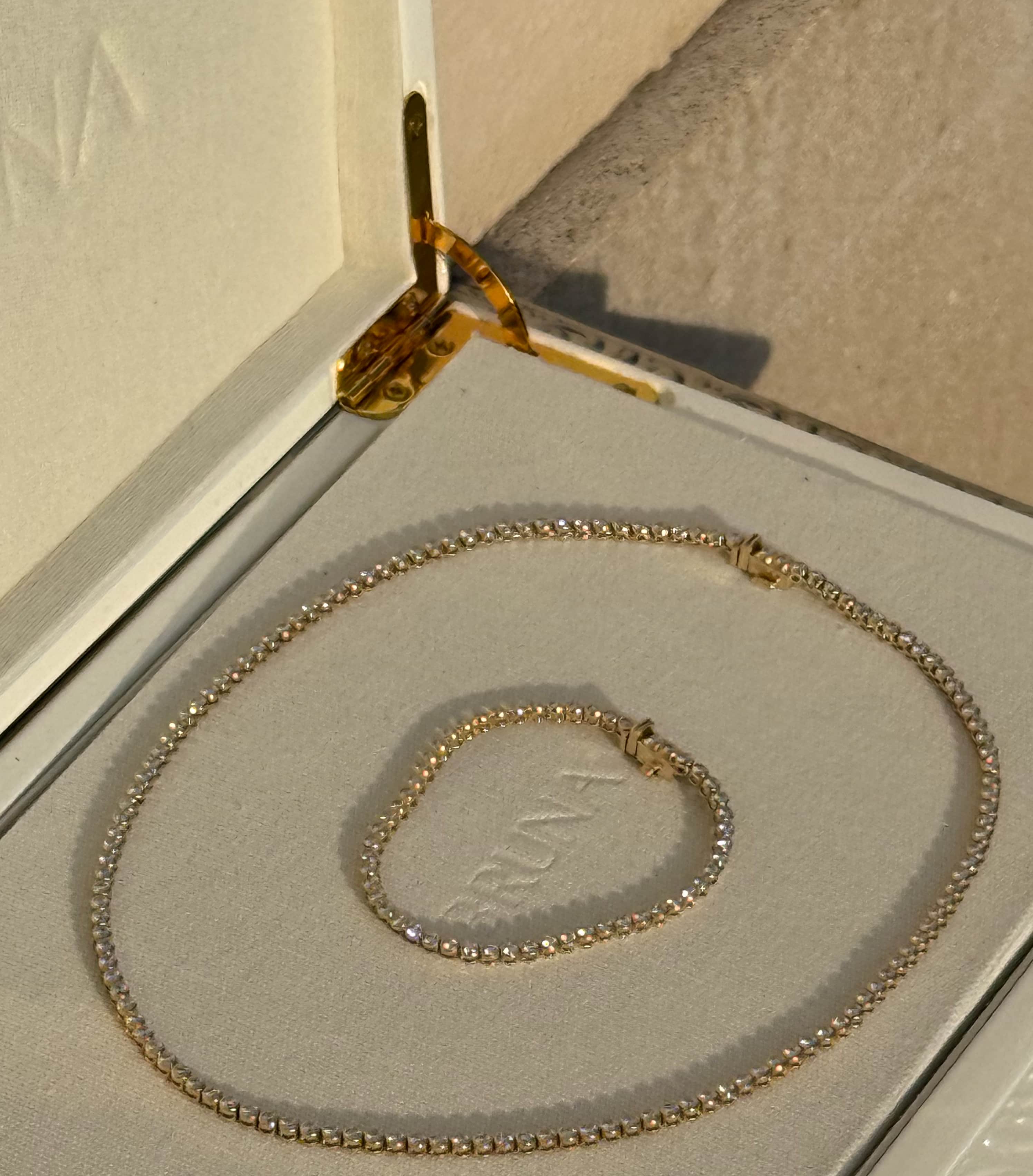 Lab-Grown Diamond Tennis Necklace