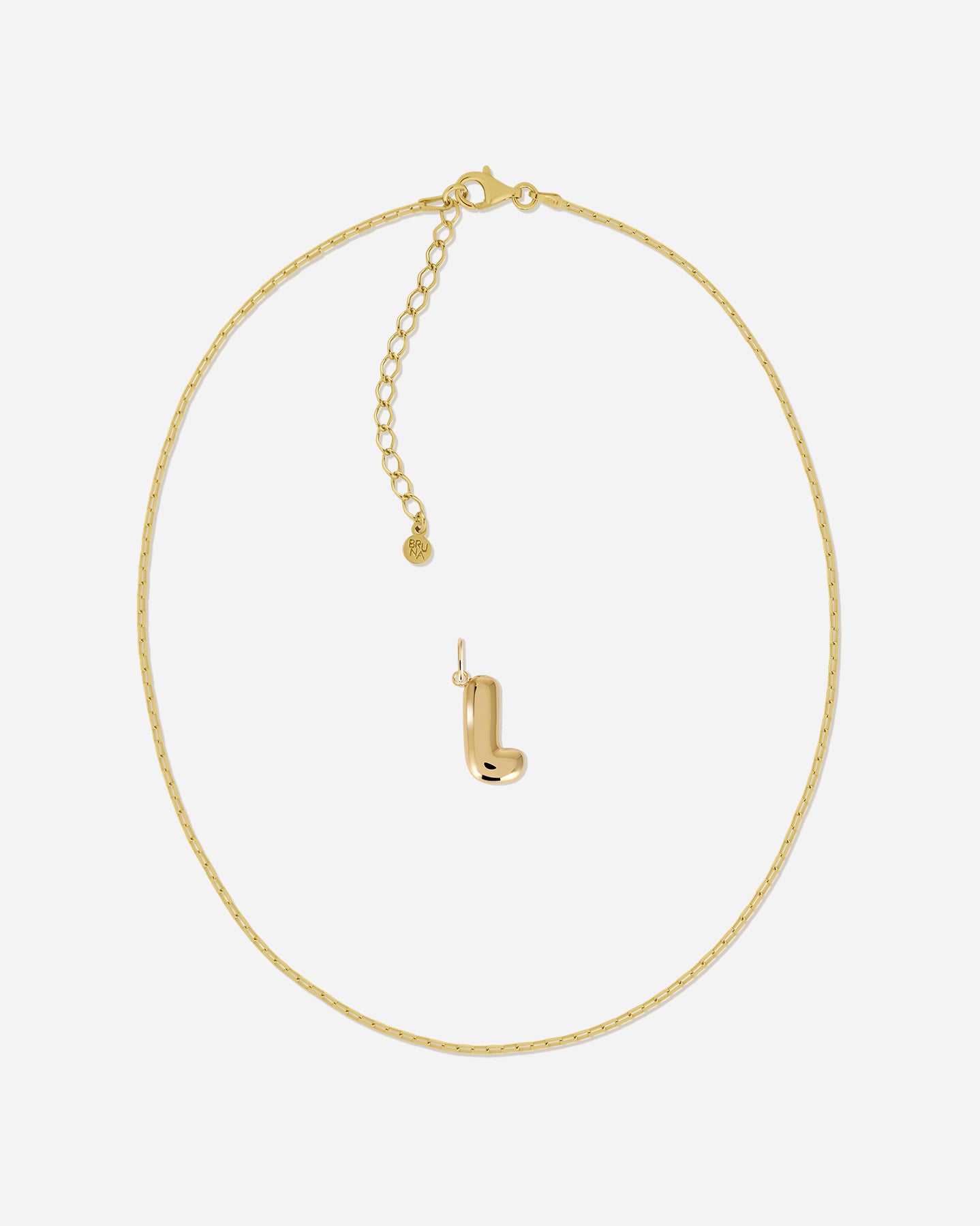 Bubble Letter Large Charm Set