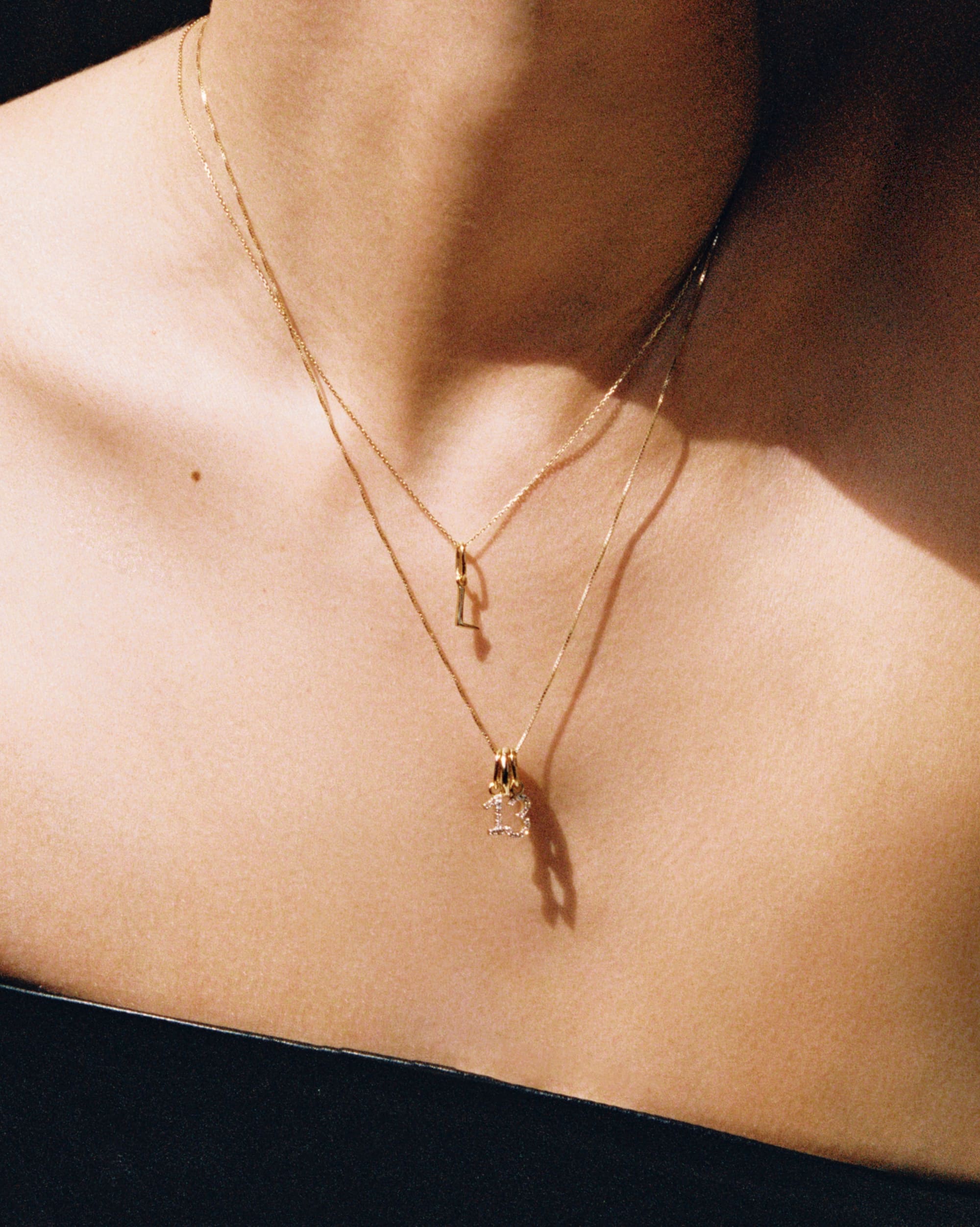 Lab-Grown Diamond Number Charm