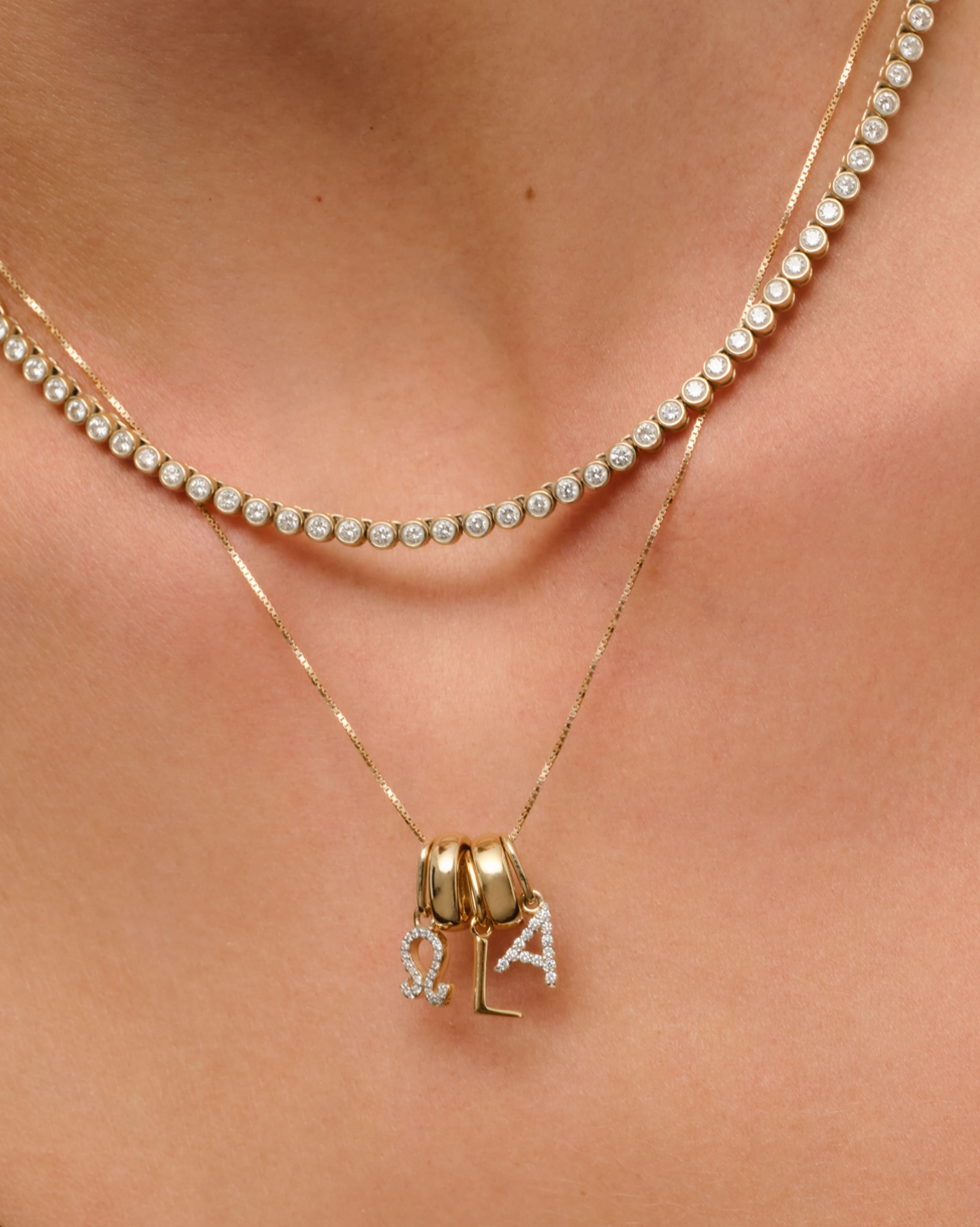 Lab-Grown Diamond Tennis Necklace