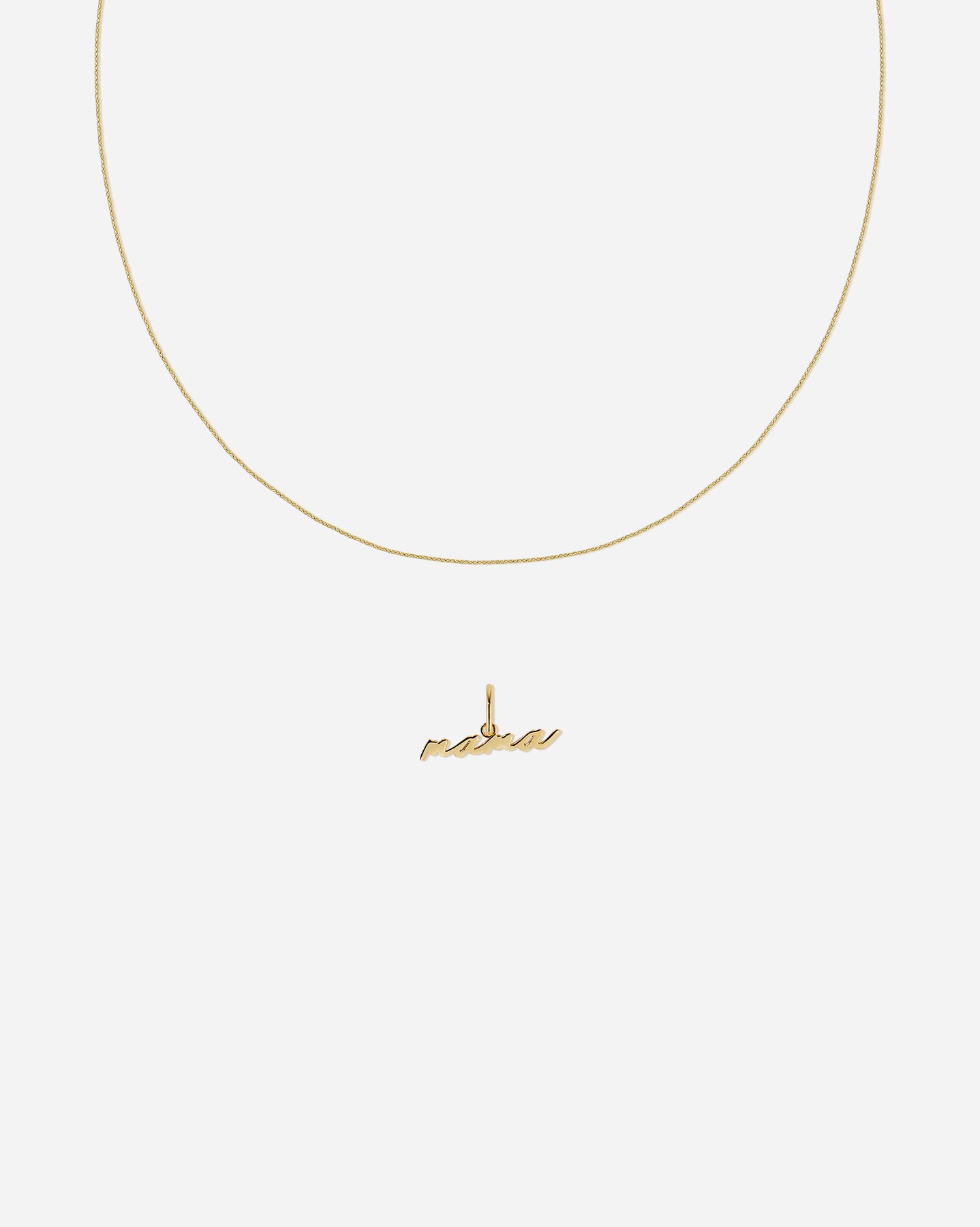 Mama Small 14k Gold Charm Set