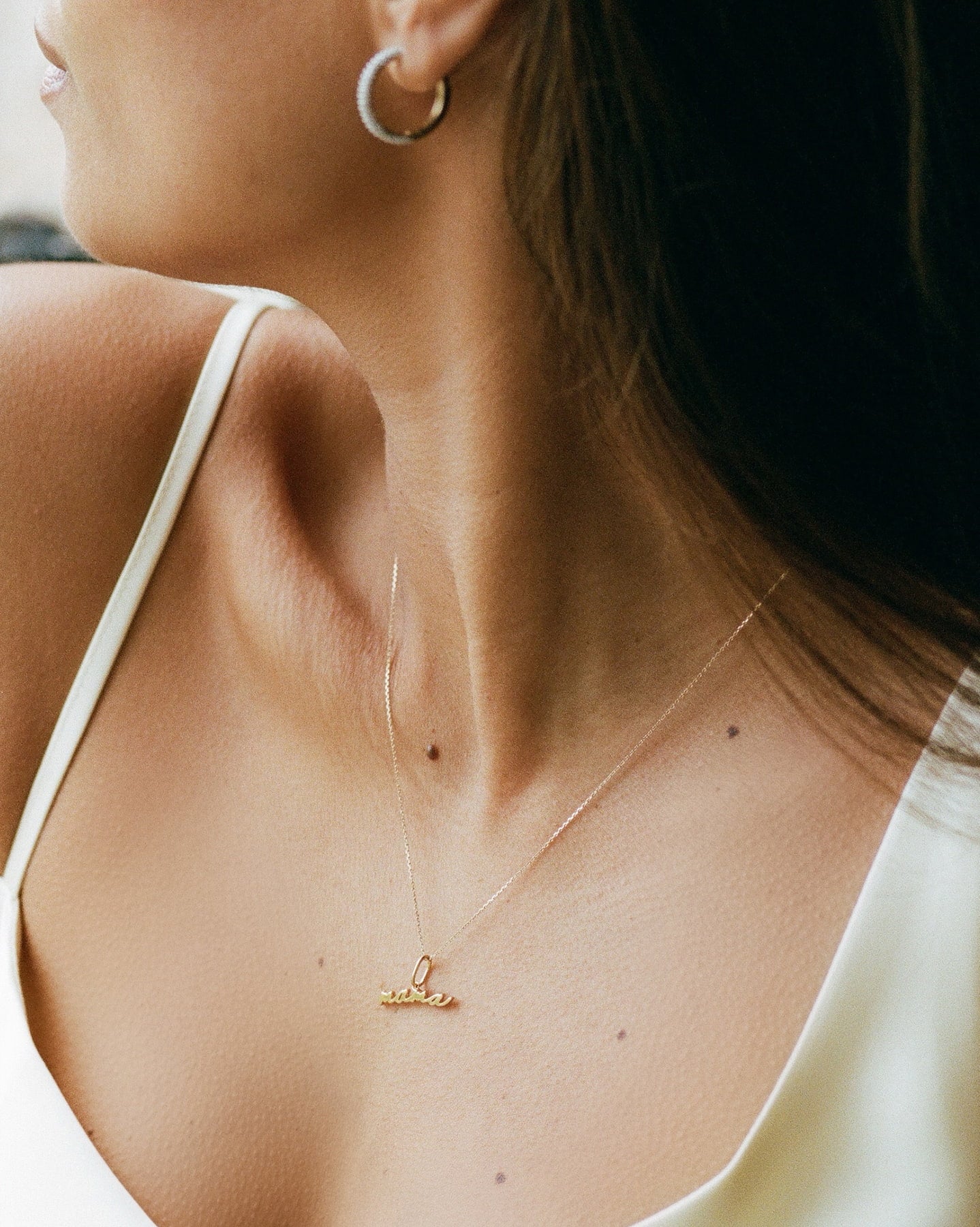 Mama Small 14k Gold Charm