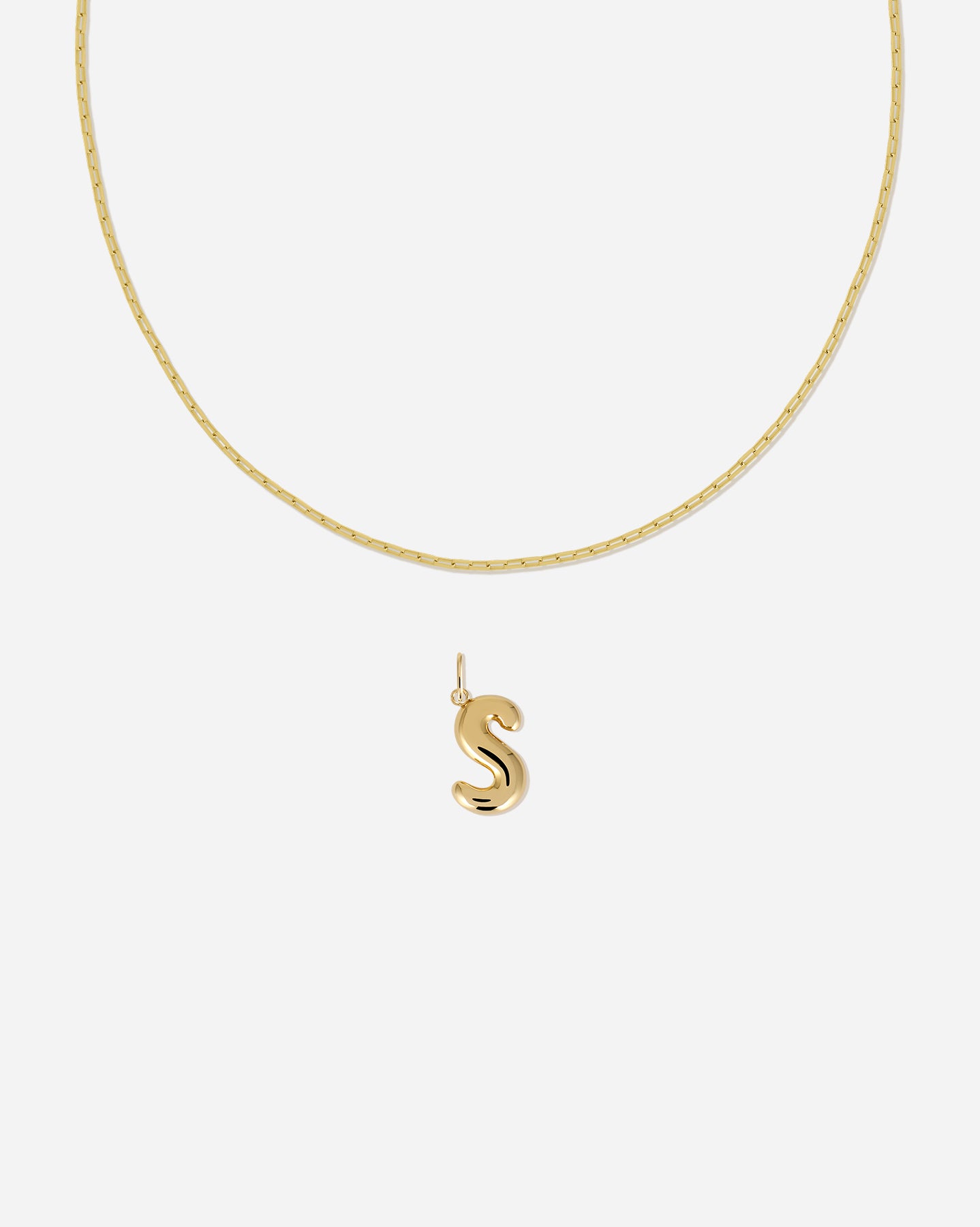 Bubble Letter Large Charm Set