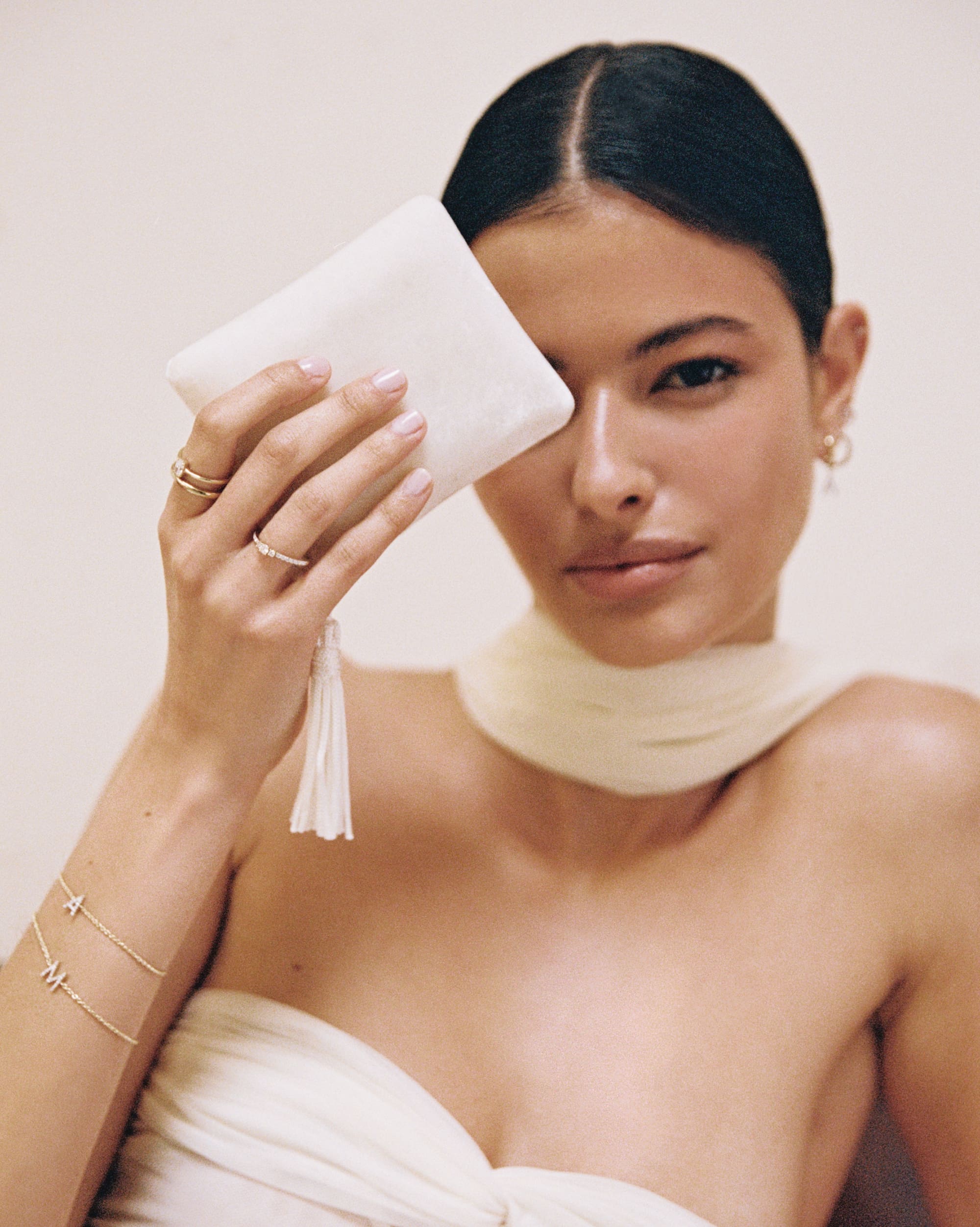 Small Velvet Jewelry Pouch