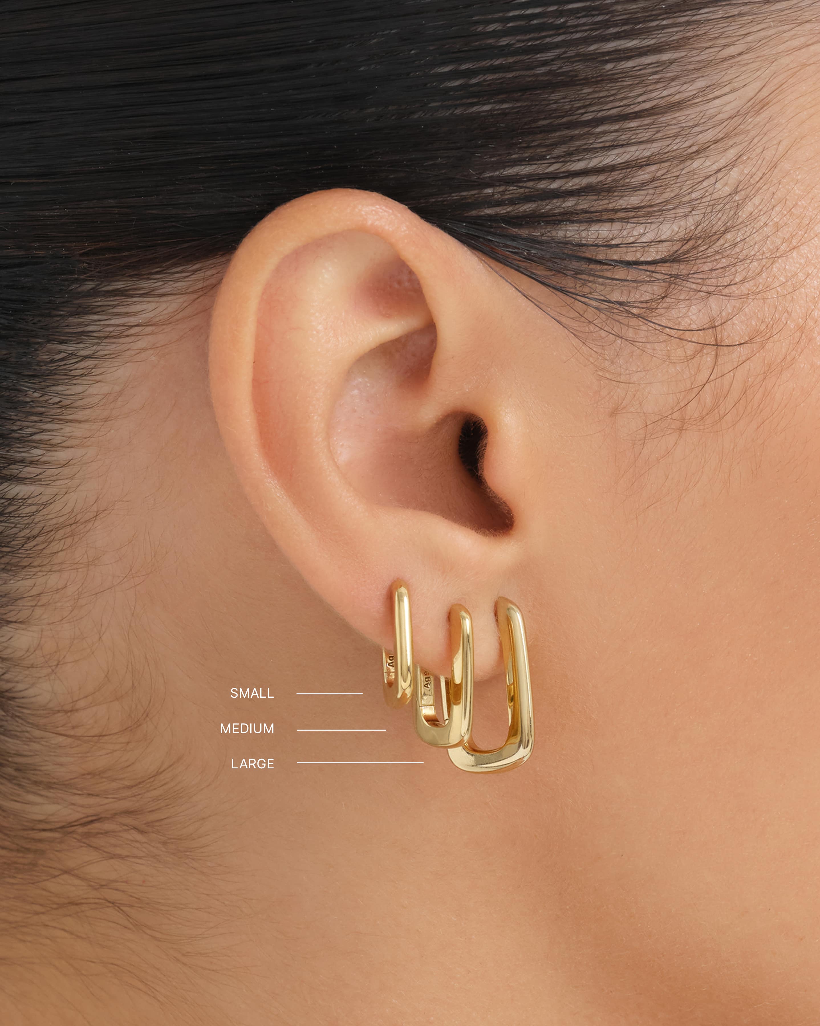 Vicenza Slim Small Hoops