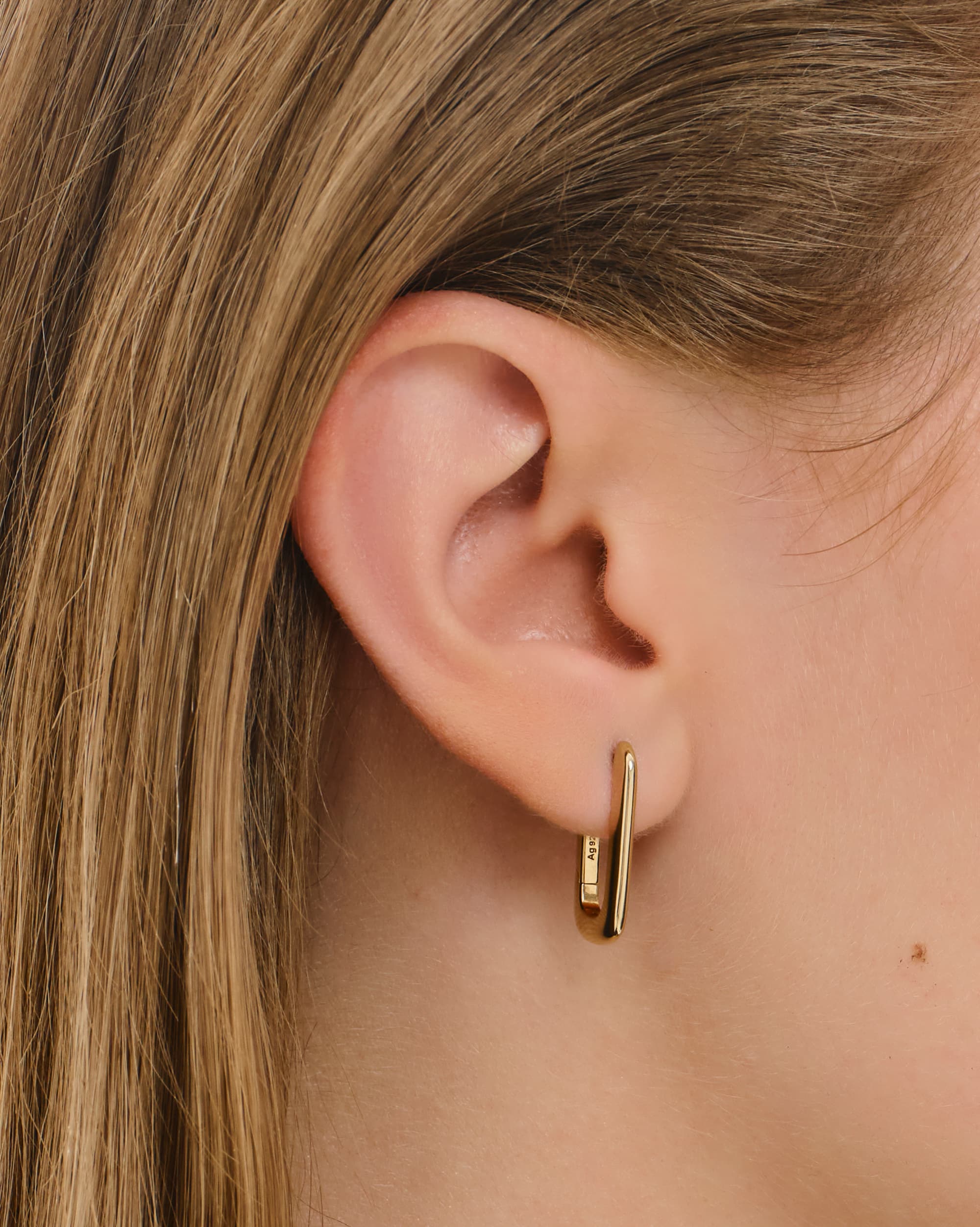 Vicenza Slim Large Hoops