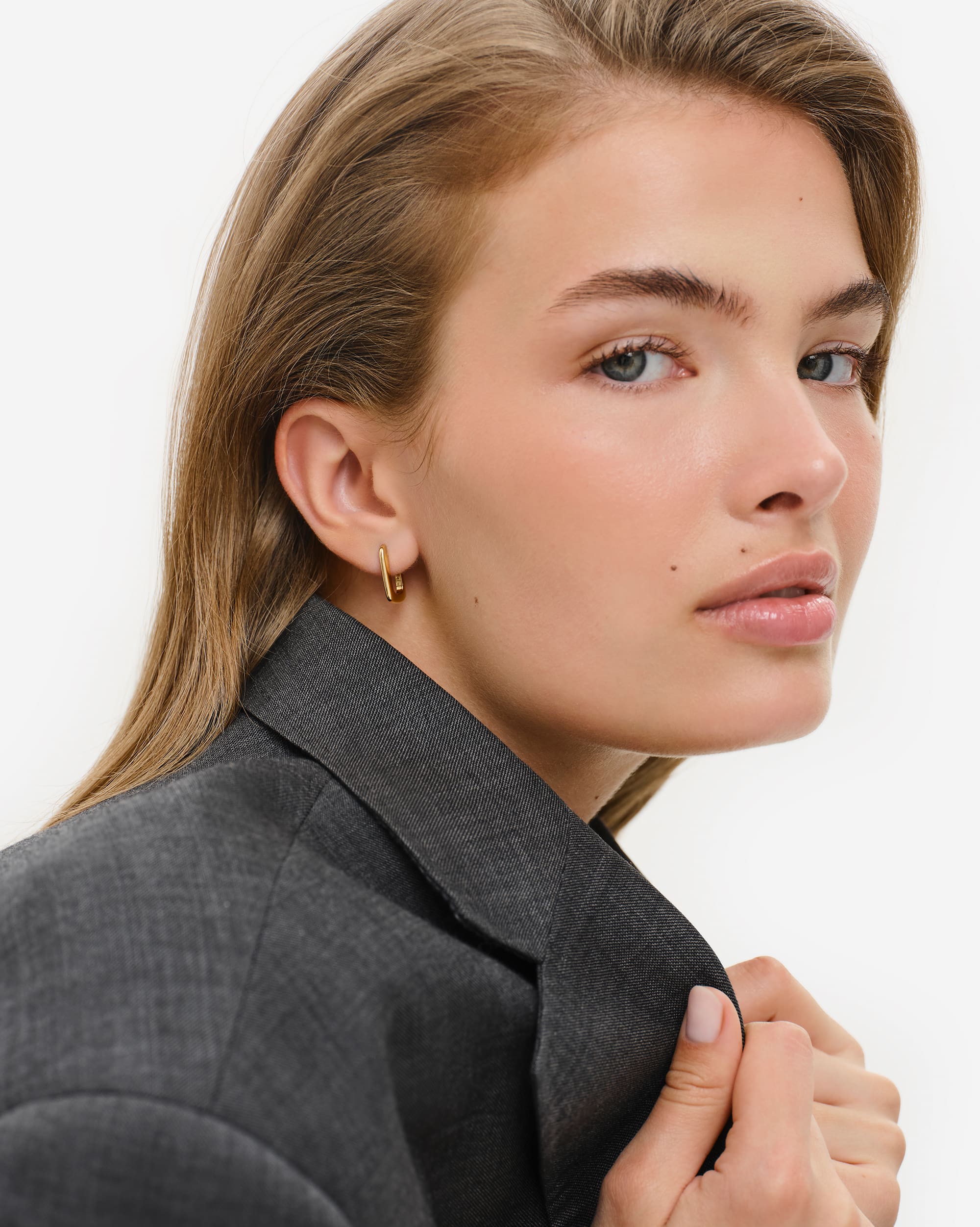 Vicenza Slim Medium Hoops