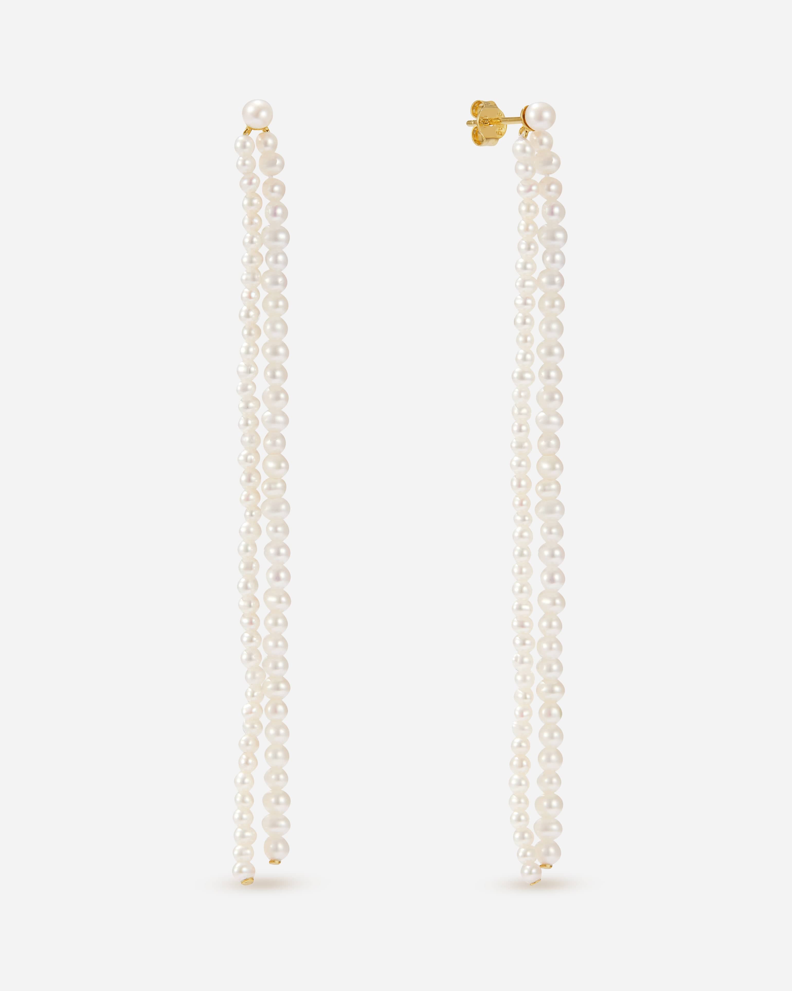 BRUNA The Label Earrings 18k Gold Vermeil / Perlen Allegro Earrings