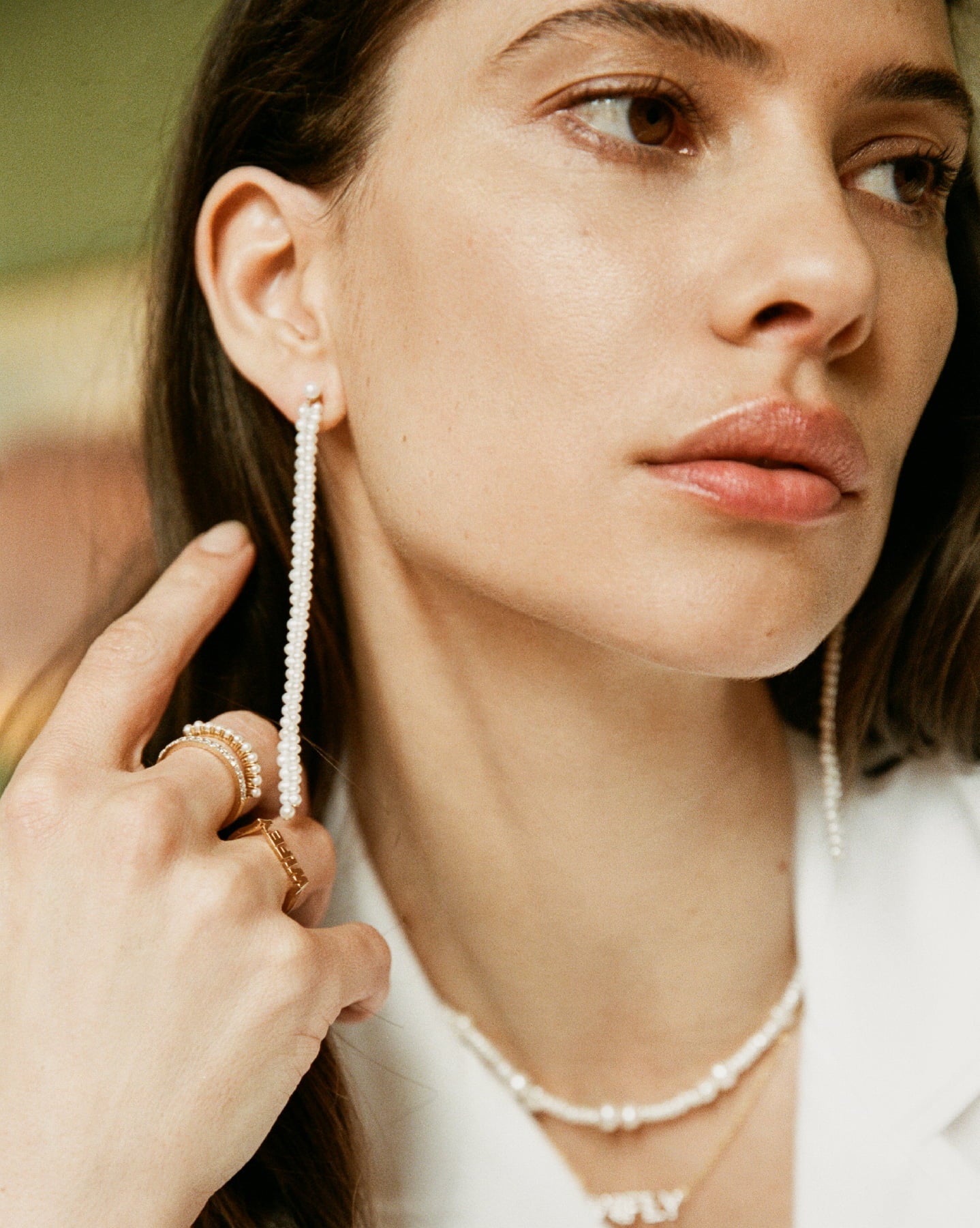 BRUNA The Label Earrings 18k Gold Vermeil / Perlen Allegro Earrings