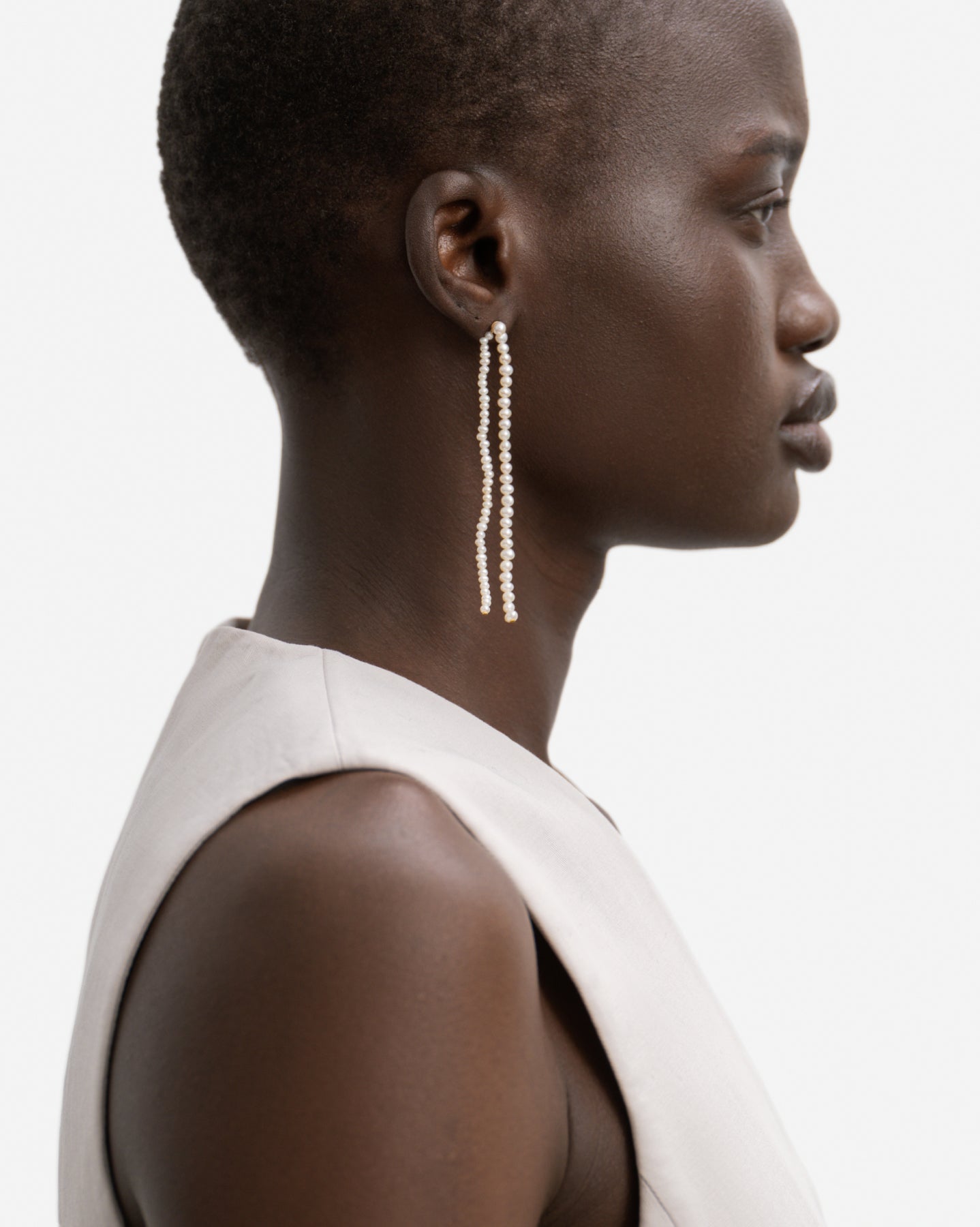 BRUNA The Label Earrings 18k Gold Vermeil / Perlen Allegro Earrings