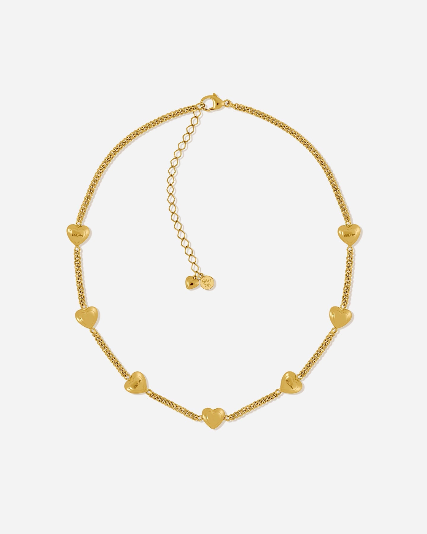 BRUNA The Label Necklace 18k Gold Vermeil Bisous Choker