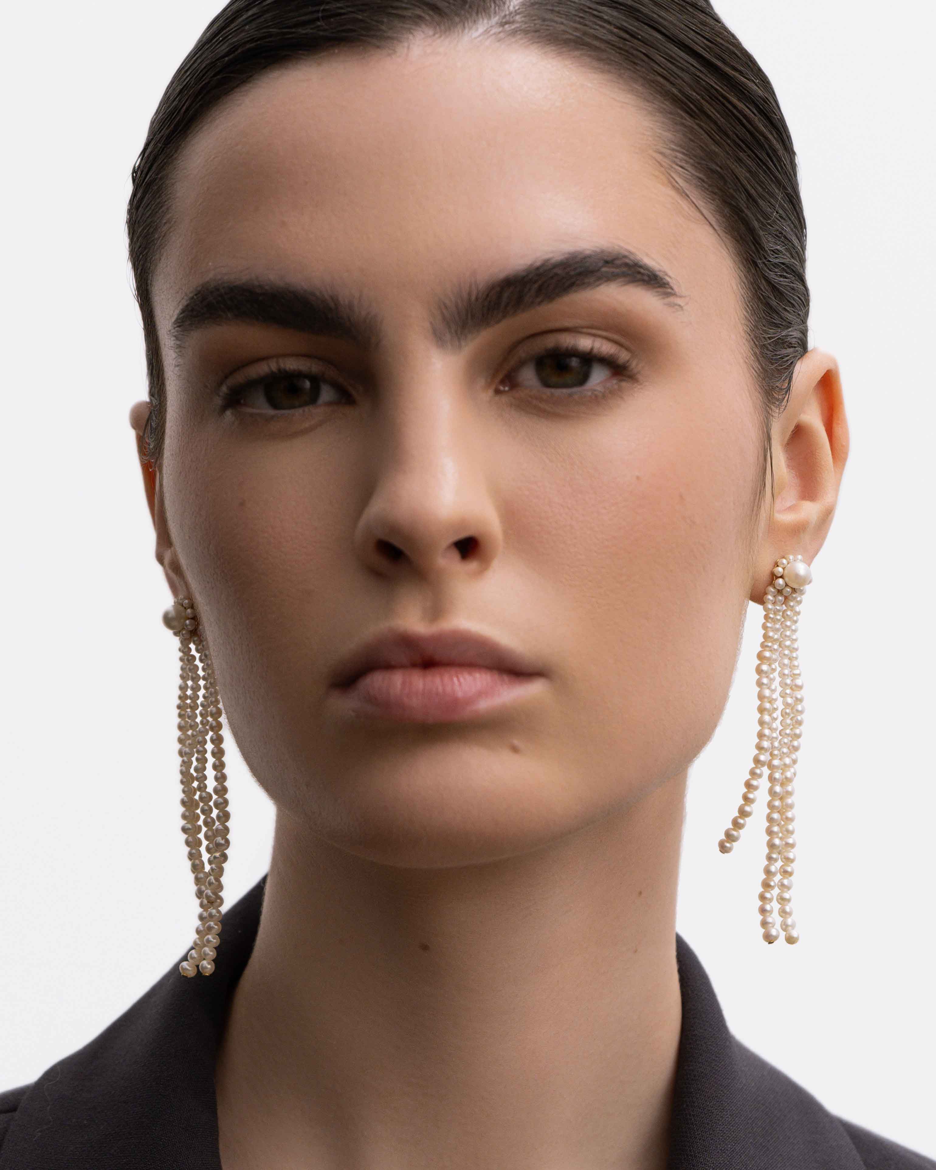 BRUNA The Label Earrings 18k Gold Vermeil / Perlen Bonnieux Earrings