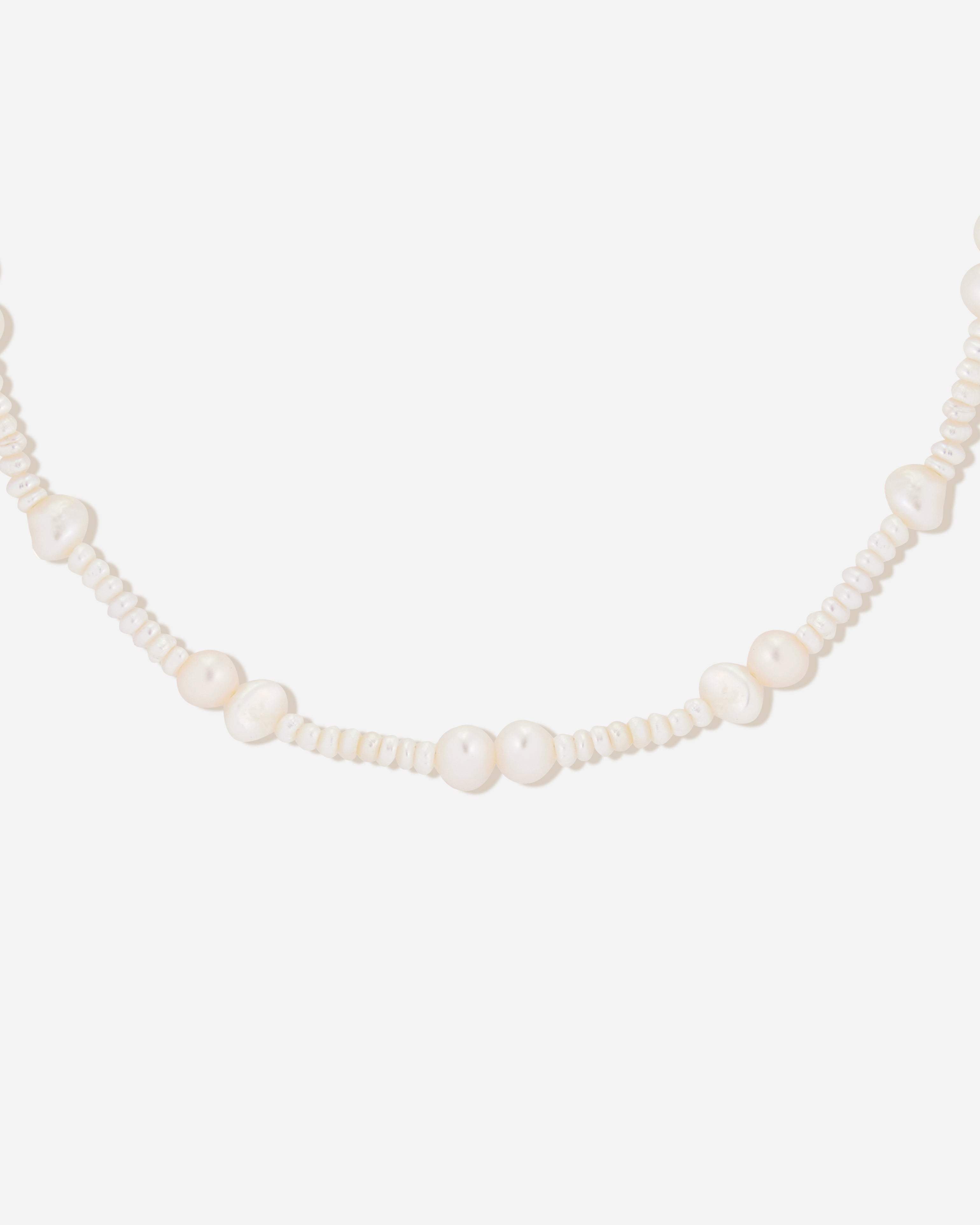 BRUNA The Label Necklace 18k Gold Vermeil / Perlen Borchia Choker