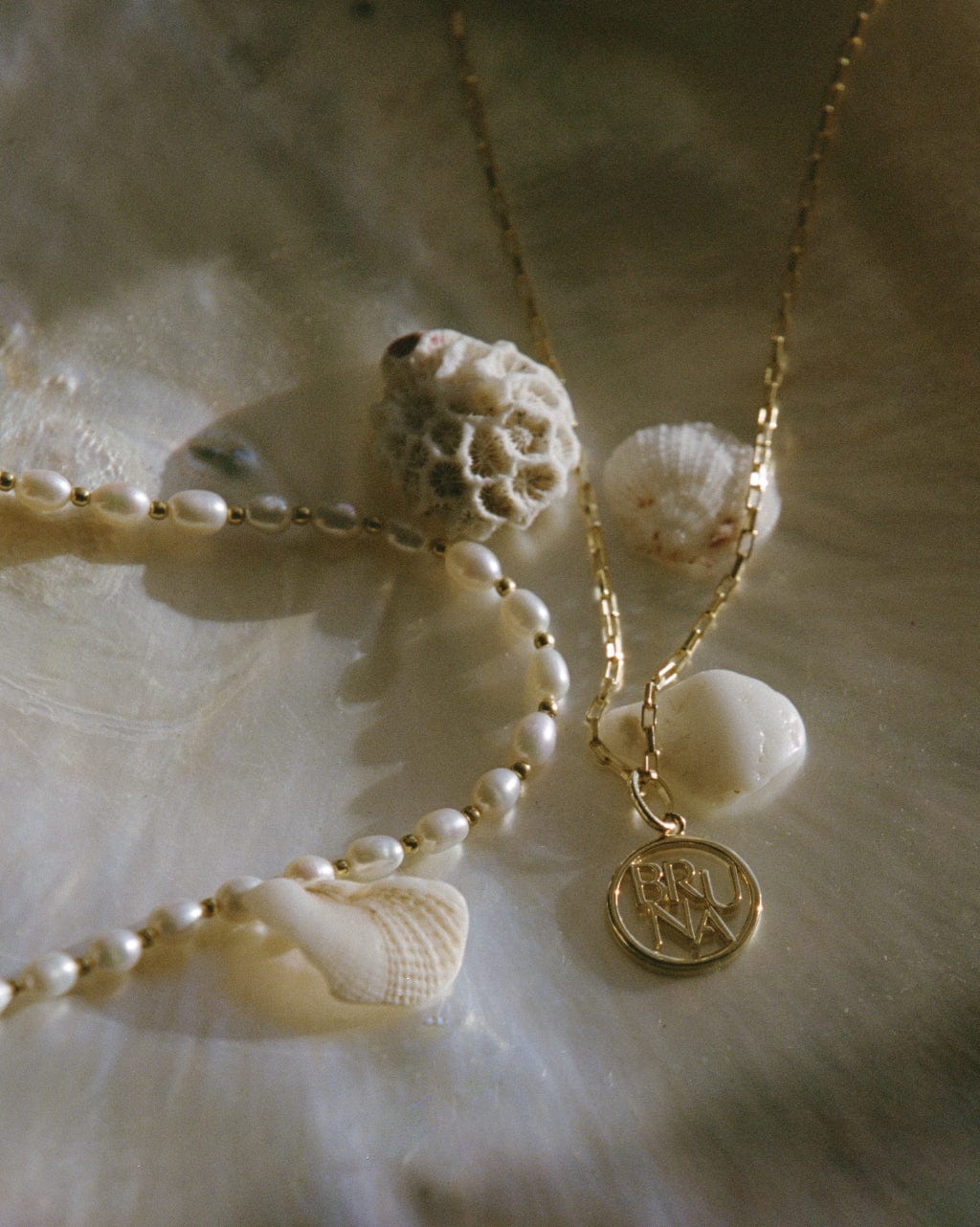 BRUNA The Label Charm 18k Gold Vermeil / No Gems BRUNA Charm