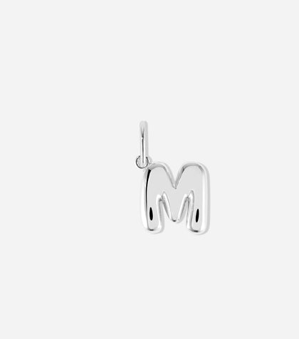 BRUNA The Label Charm M / 925 Sterling Silber Bubble Letter Charm