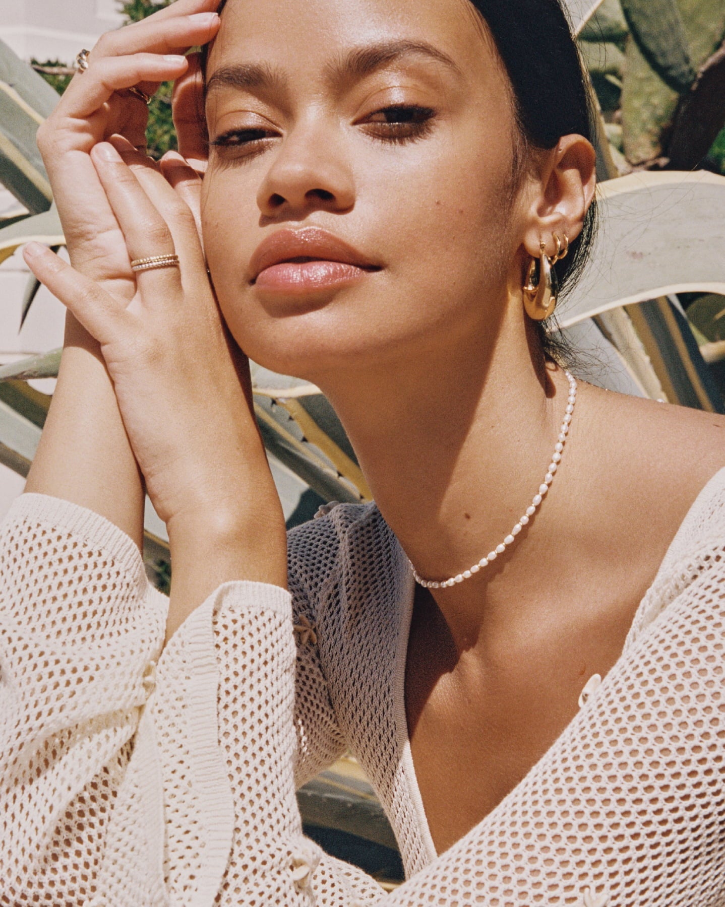 BRUNA The Label Earrings Campania Hoops