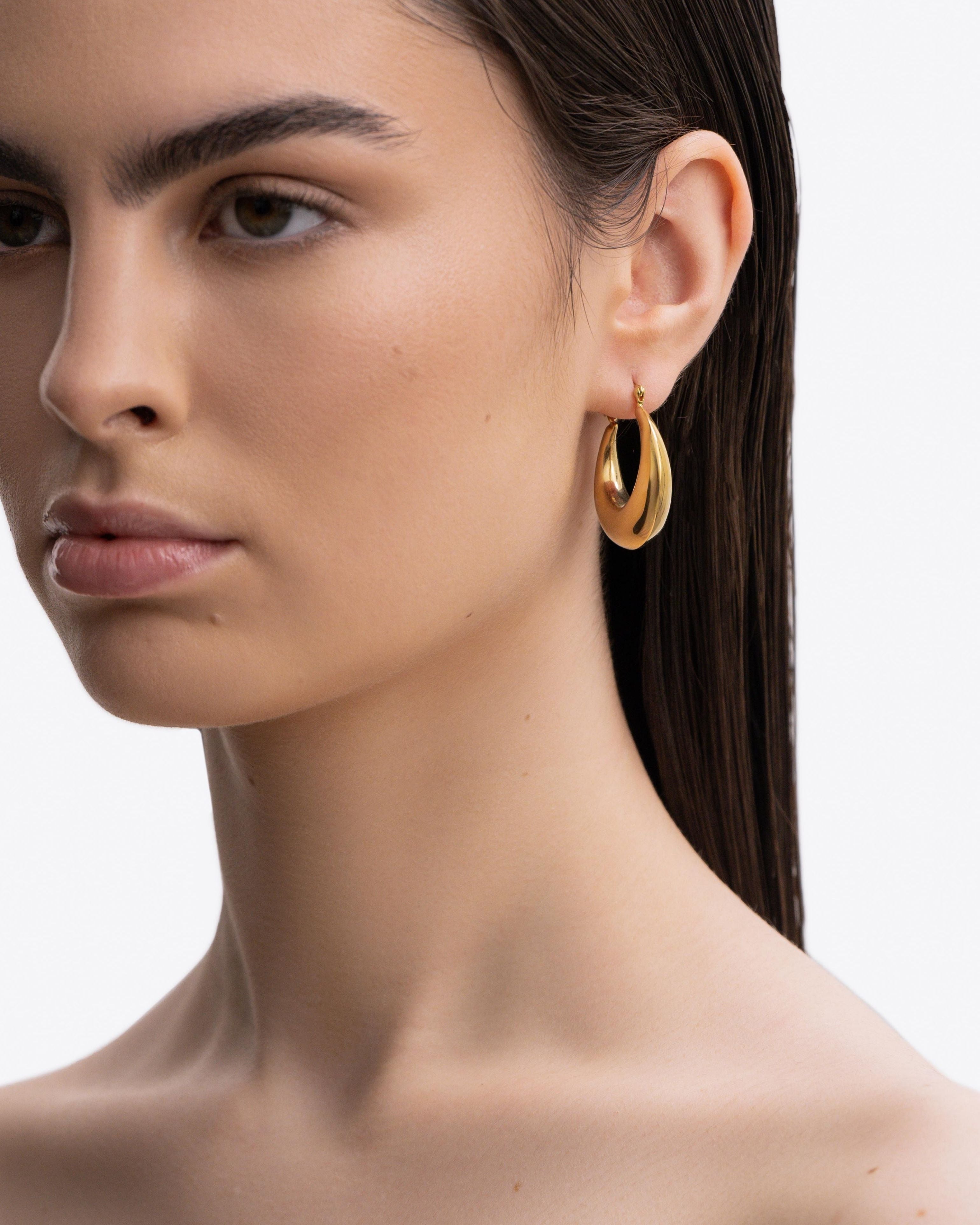 BRUNA The Label Earrings Campania Hoops