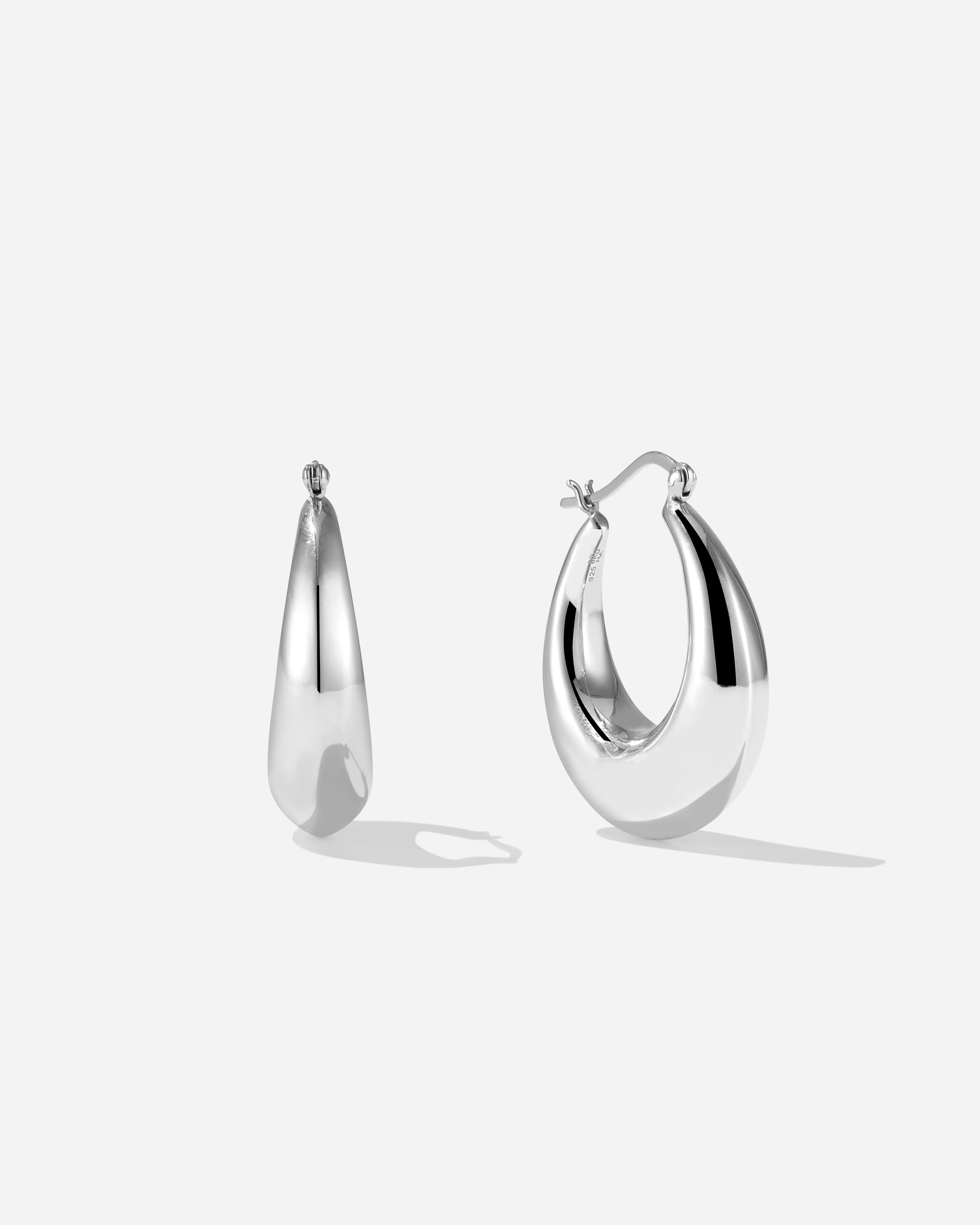BRUNA The Label Earrings 925 Sterling Silber Campania Hoops