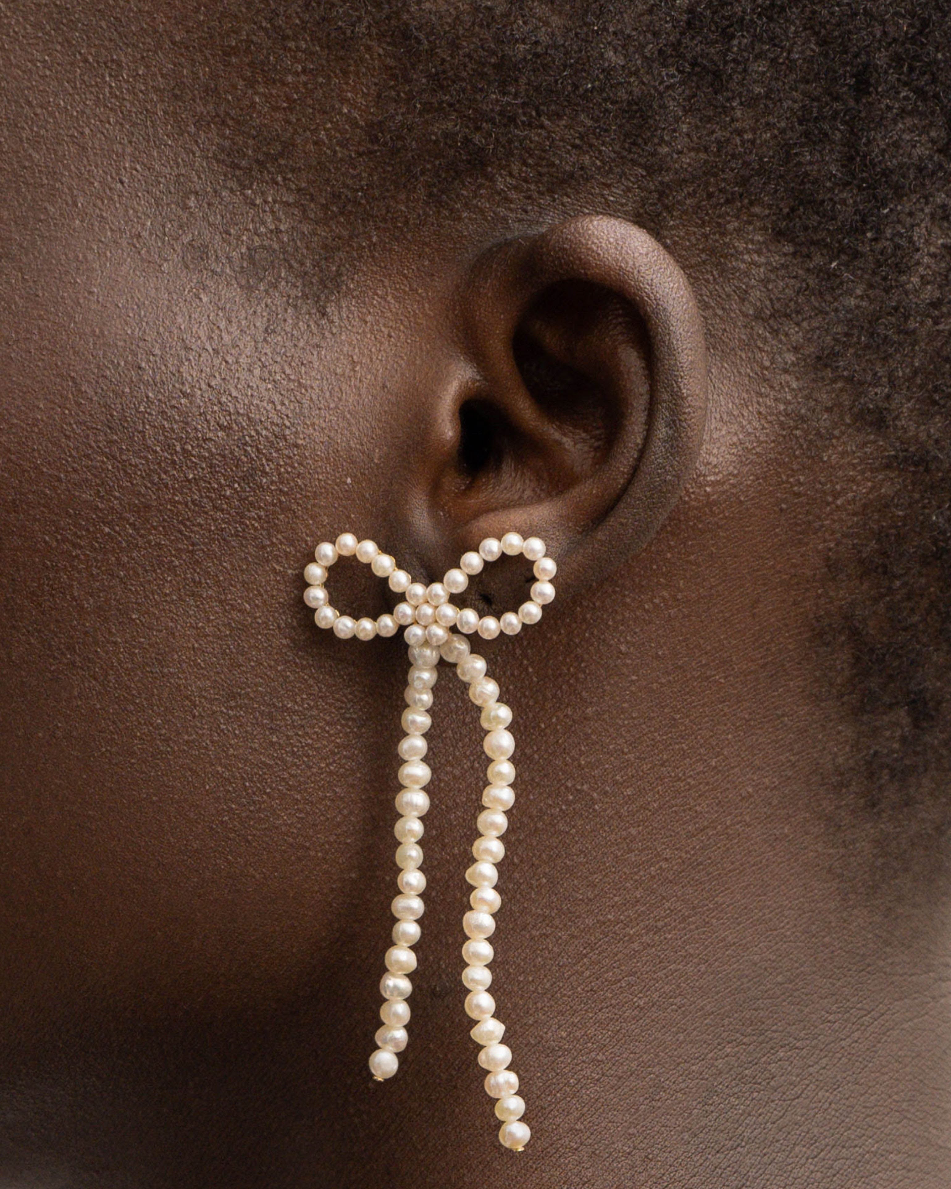 BRUNA The Label Earrings 18k Gold Vermeil / Perlen Chéri Earrings