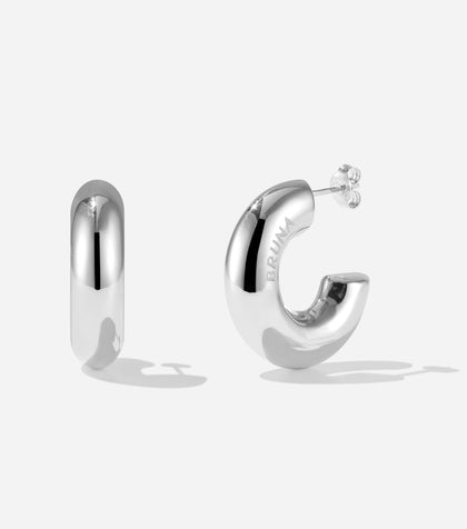BRUNA The Label Earrings 925 Sterling Silber Corsica Medium Hoops