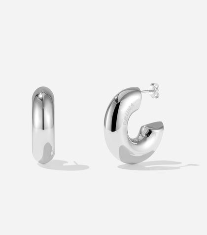 BRUNA The Label Earrings 925 Sterling Silber Corsica Small Hoops
