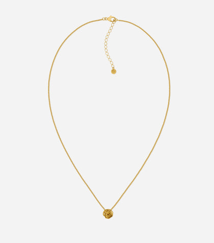 BRUNA The Label Necklace 18k Gold Vermeil Eau Rose Necklace