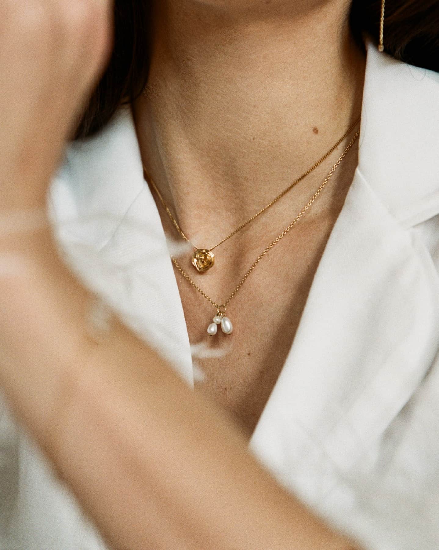 BRUNA The Label Necklace Eau Rose Necklace